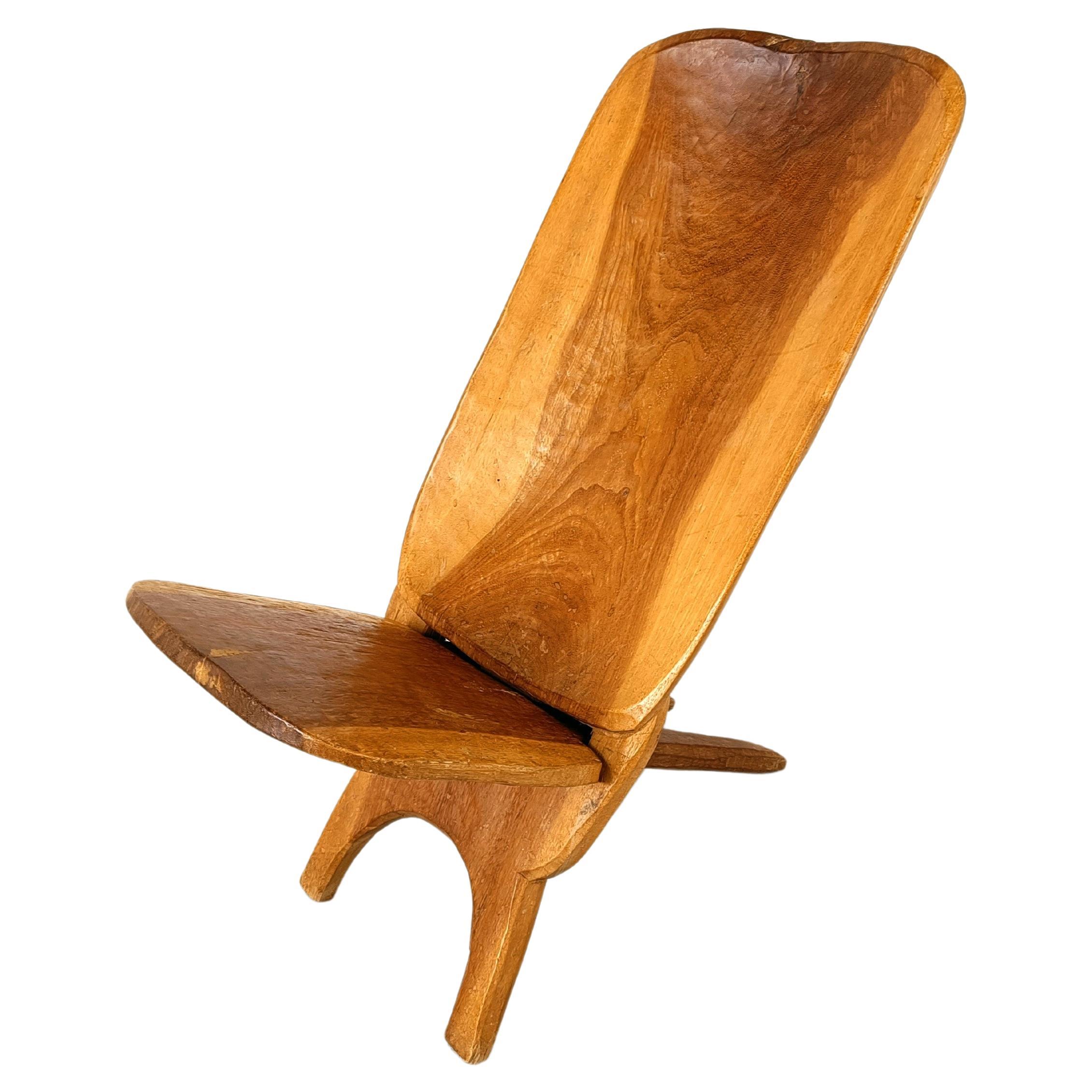 Vintage african birthing chair, 1960s  For Sale