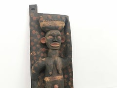 Vintage African Carved Wood Wall Art