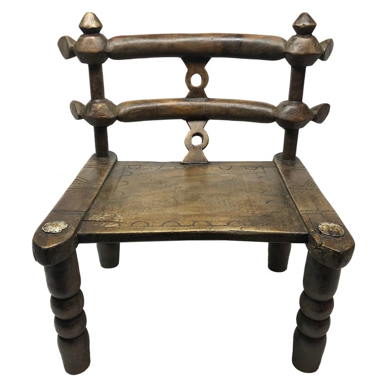 Vintage African Chair For Sale at 1stDibs