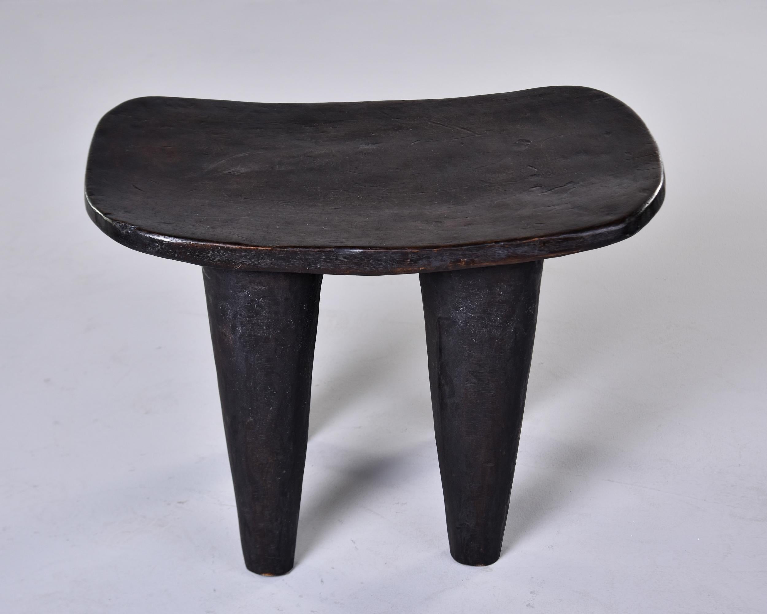 Tribal Vintage African Hand Carved Senufo Stool or Side Table