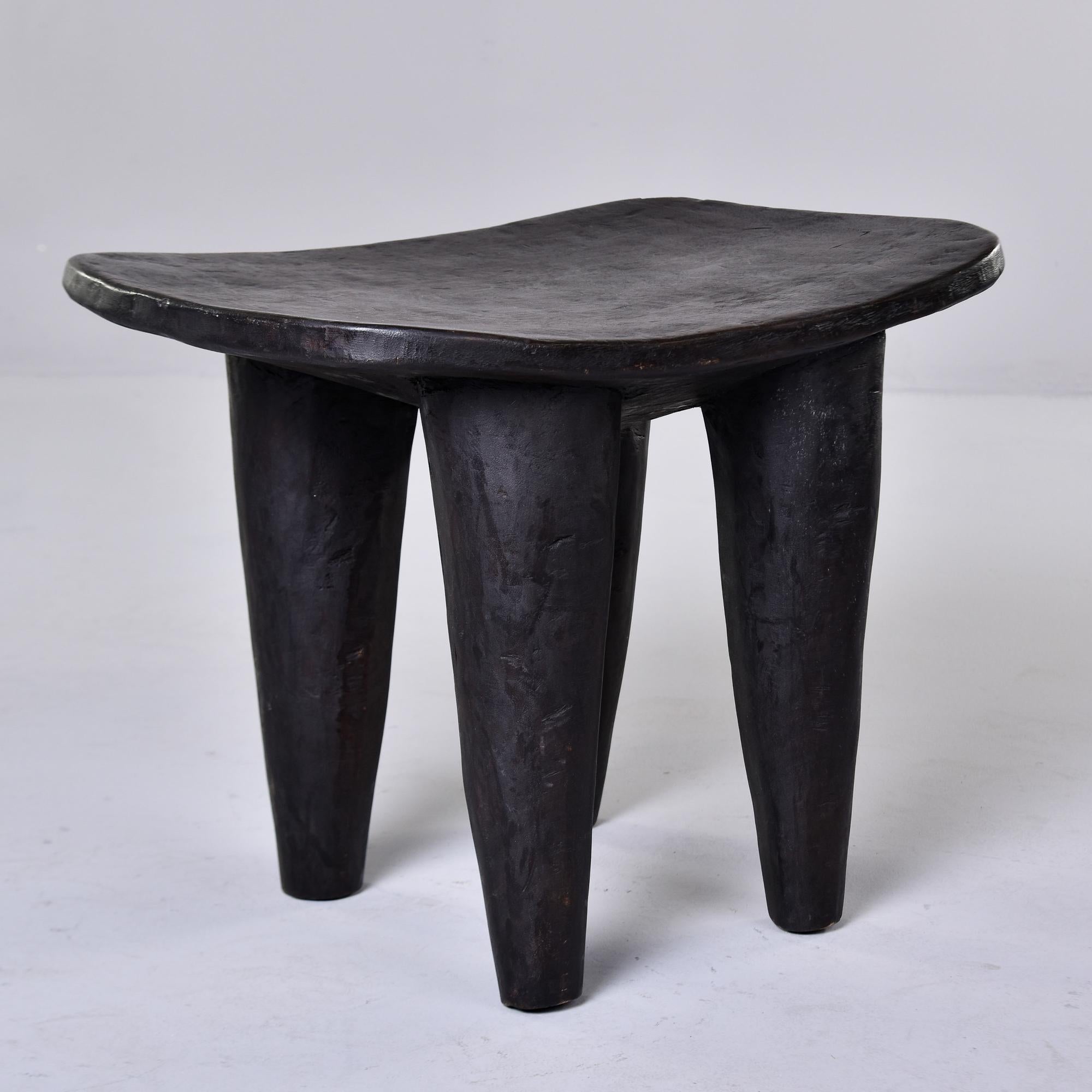 Vintage African Hand Carved Senufo Stool or Side Table In Good Condition For Sale In Troy, MI