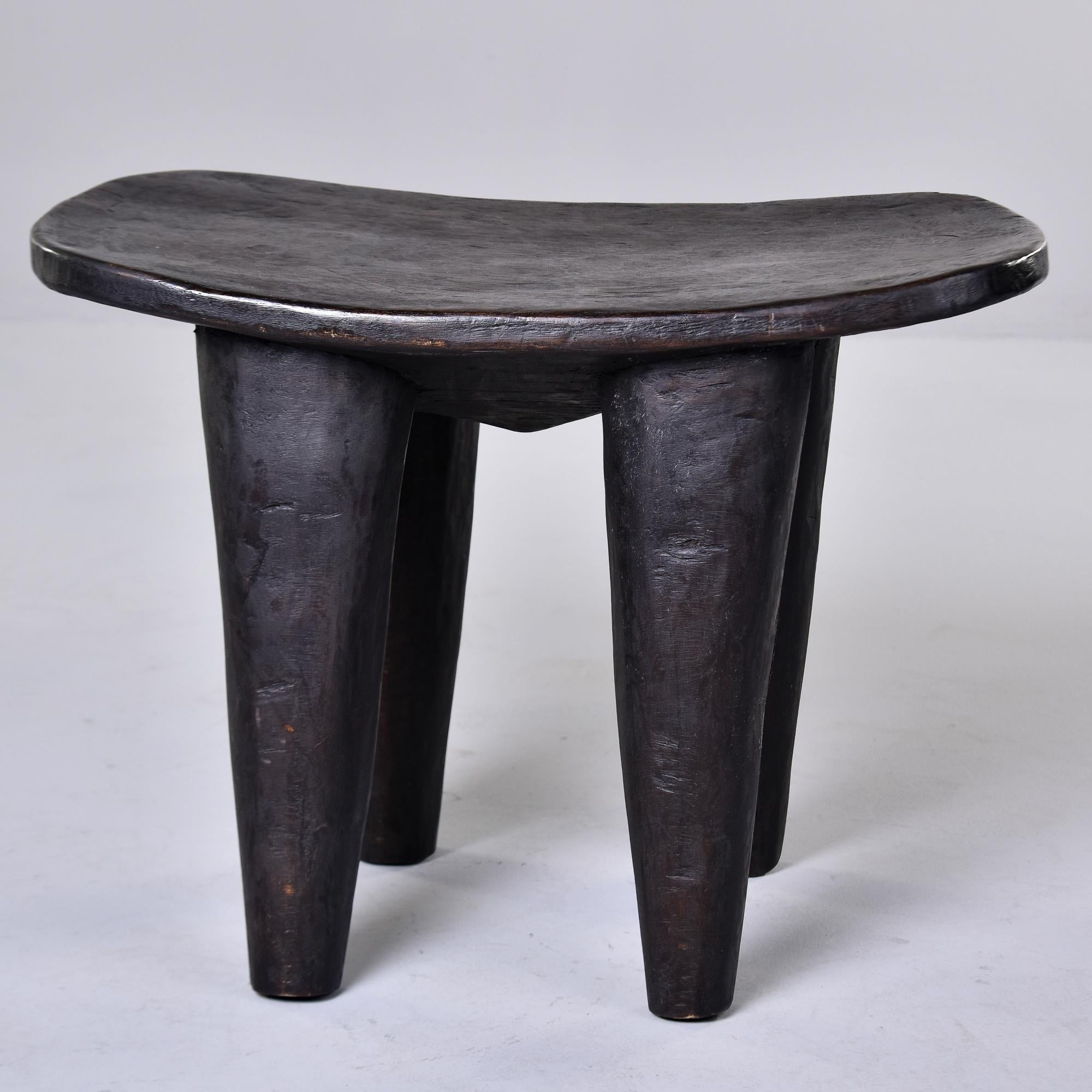 20th Century Vintage African Hand Carved Senufo Stool or Side Table For Sale