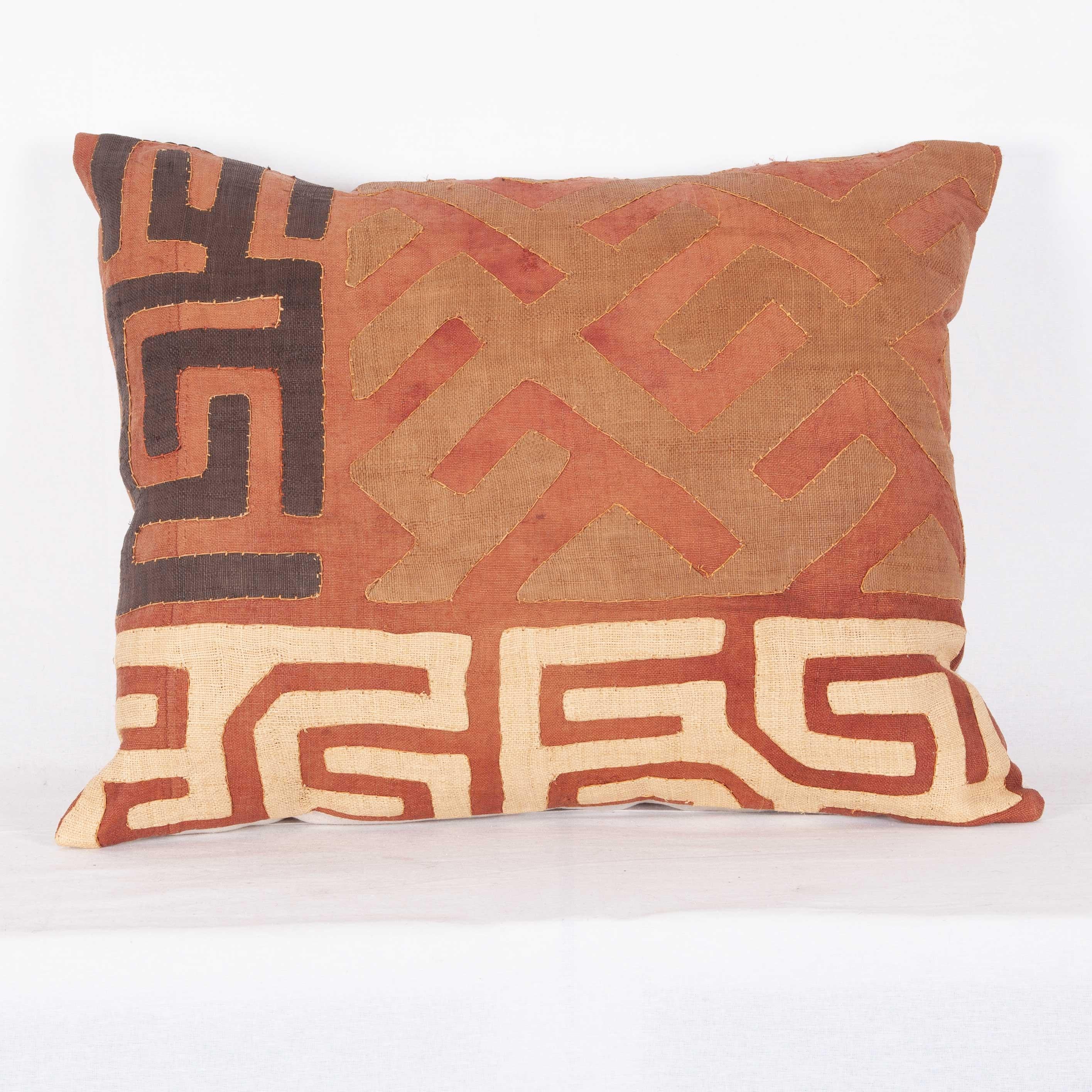 Vintage African Kuba Cloth Pillow Cases, Mid-20th Century 1