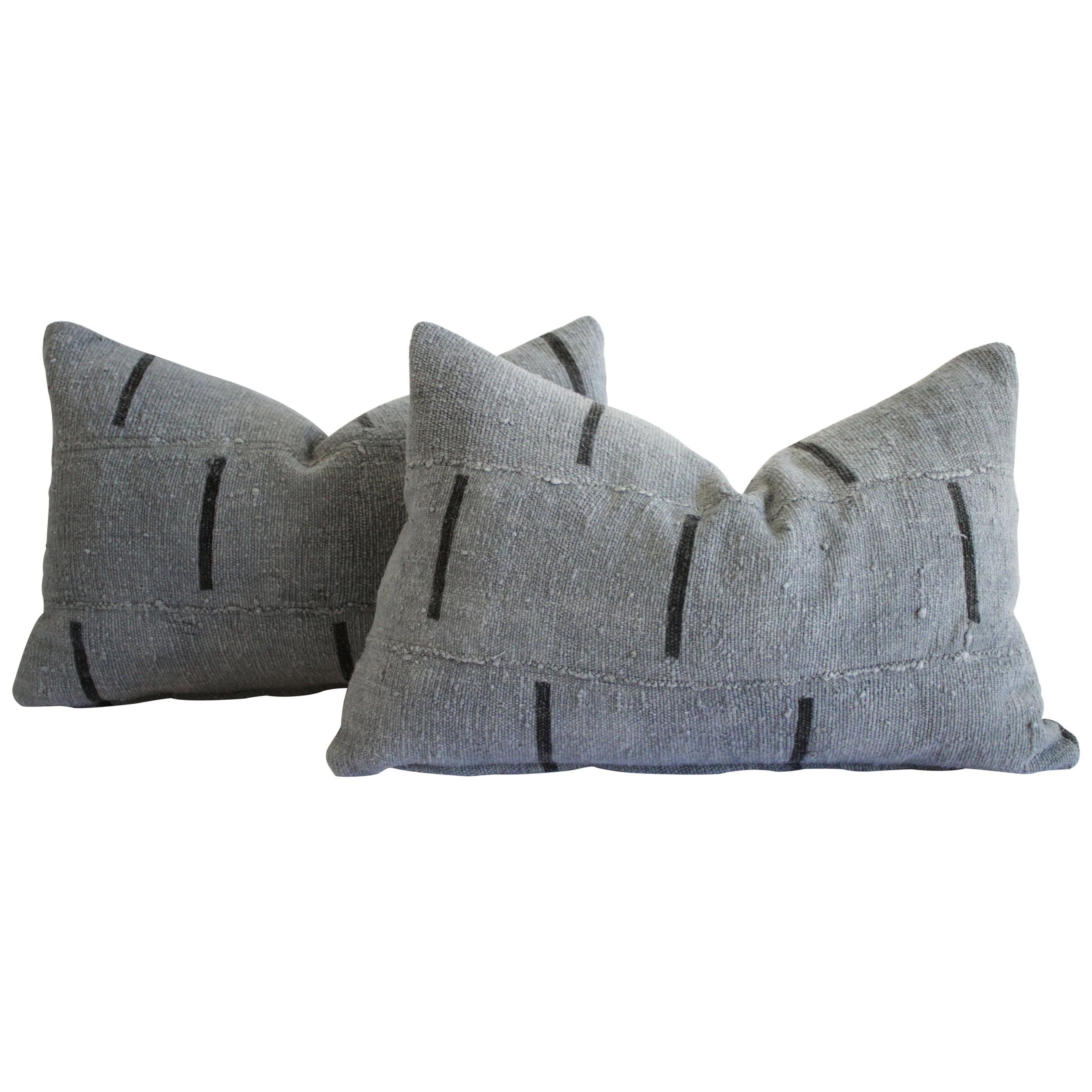 Chuck Gellar African Mud Cloth Pillow at 1stDibs