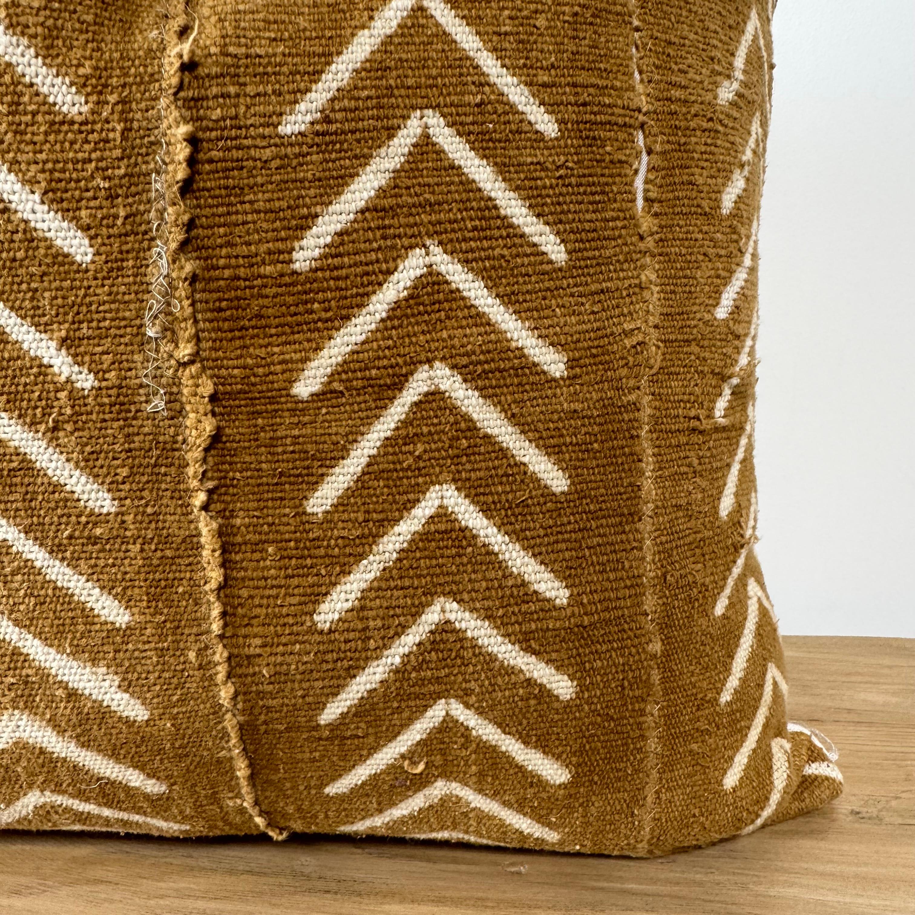 Cotton Vintage African Mud Cloth Pillow