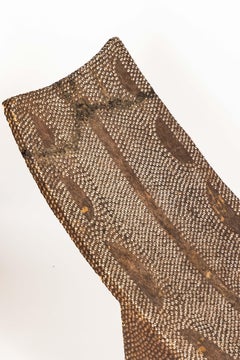 Vintage African Studded Wood Reclining Chair