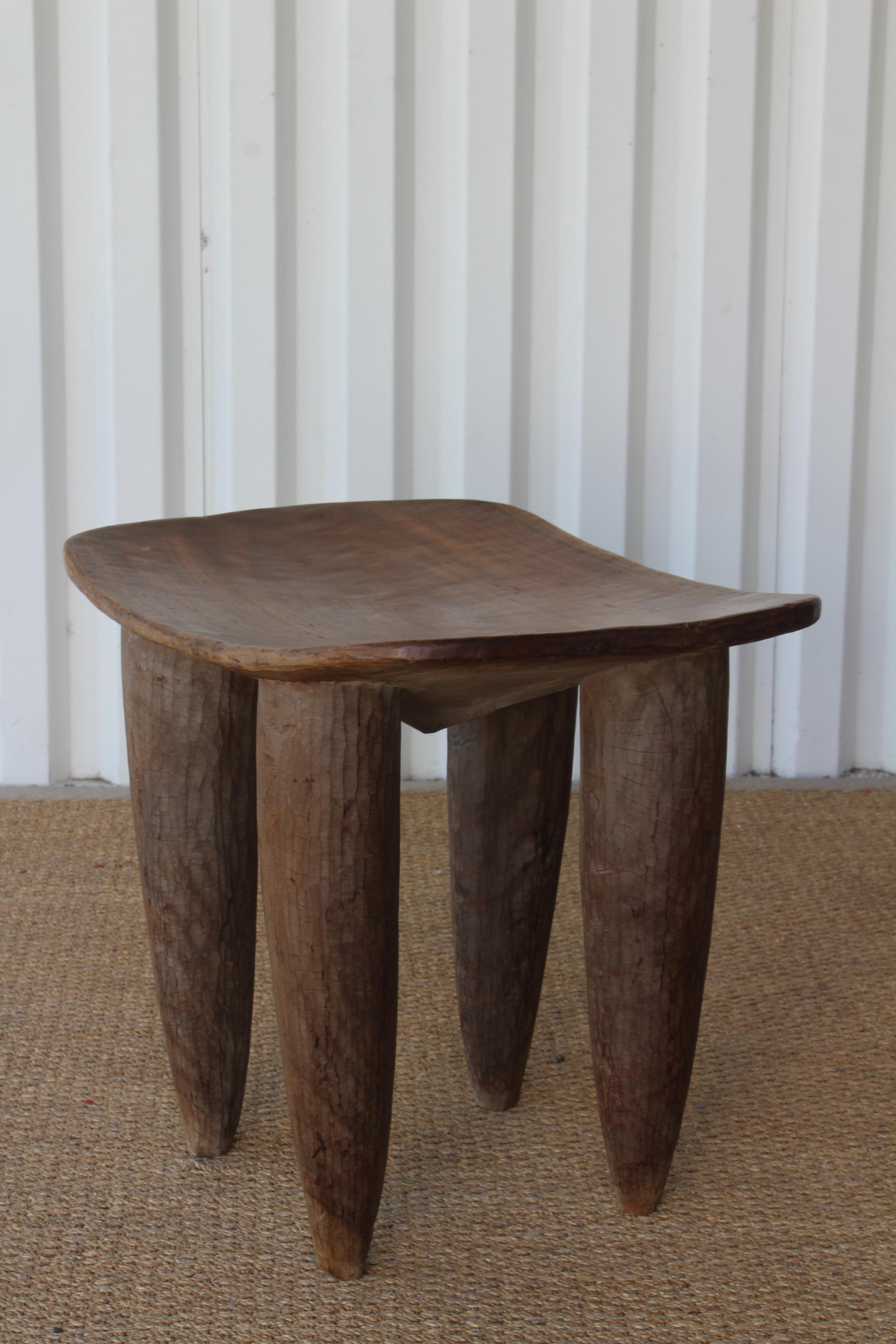 Tribal Vintage African Senufo Table, Coite d'Ivoire, Mid 20th Century