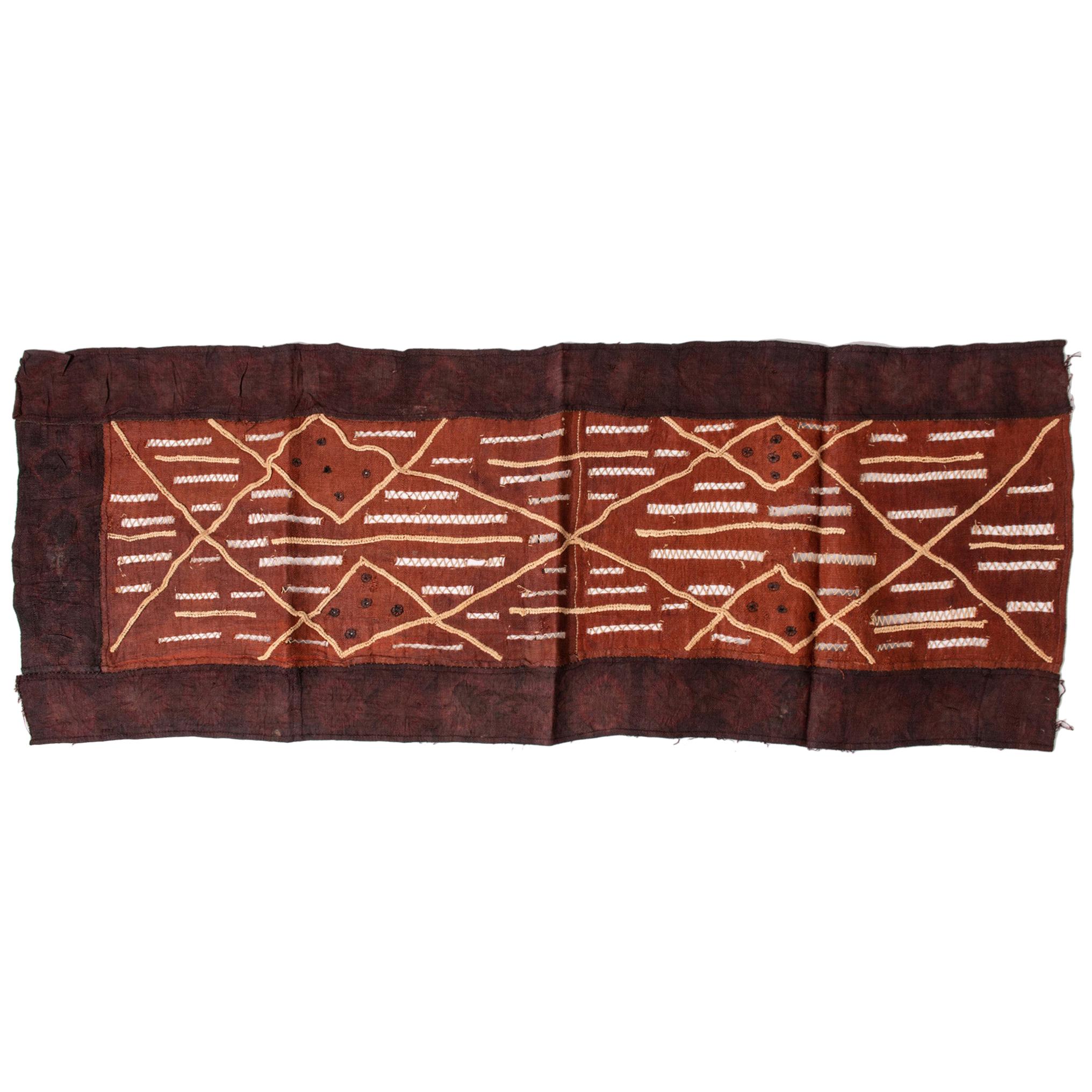 Afrikanisches Textil SHOWA KUBA, auch für Rückenlehnenbezug
