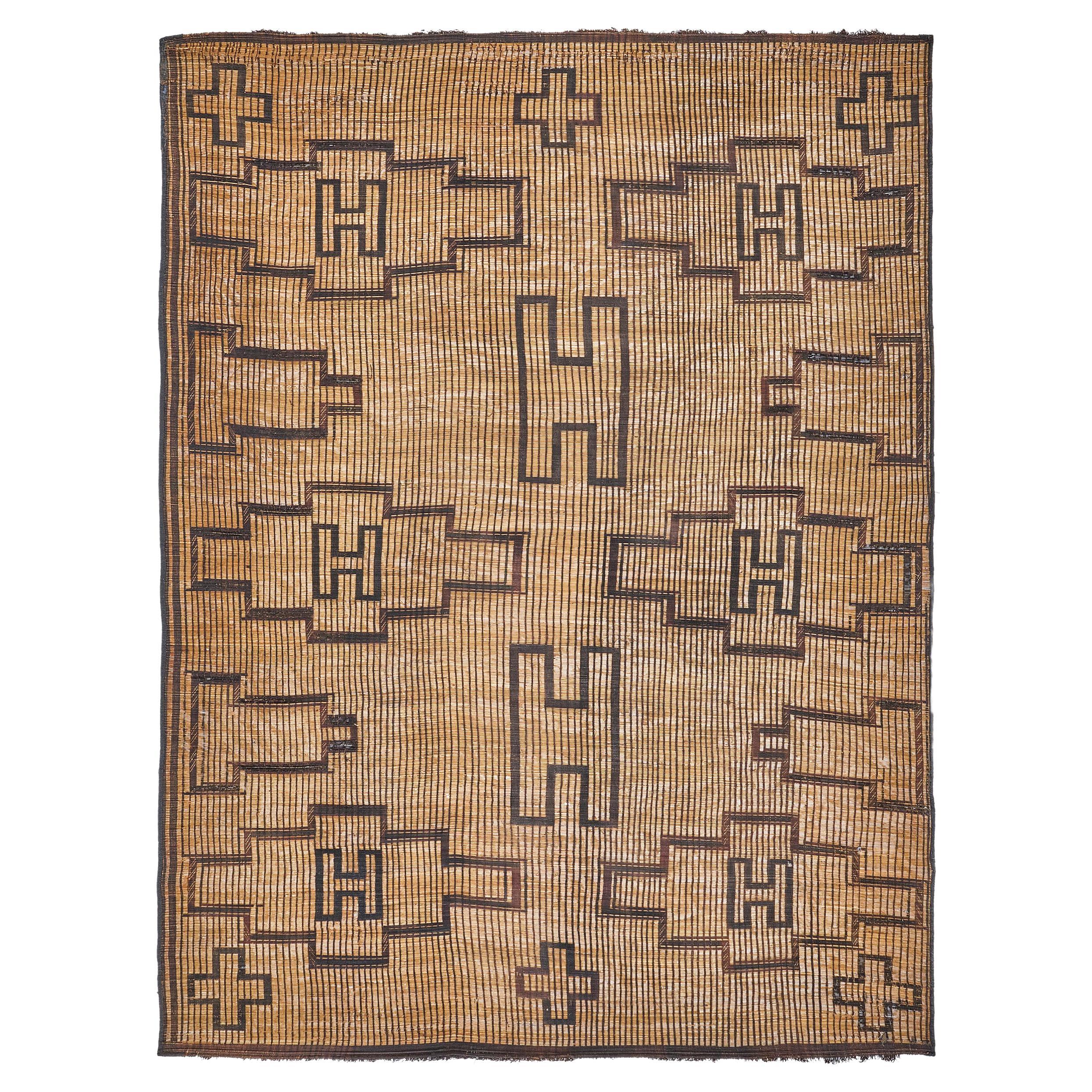 Vintage African Tuareg Mat by Mehraban Rugs