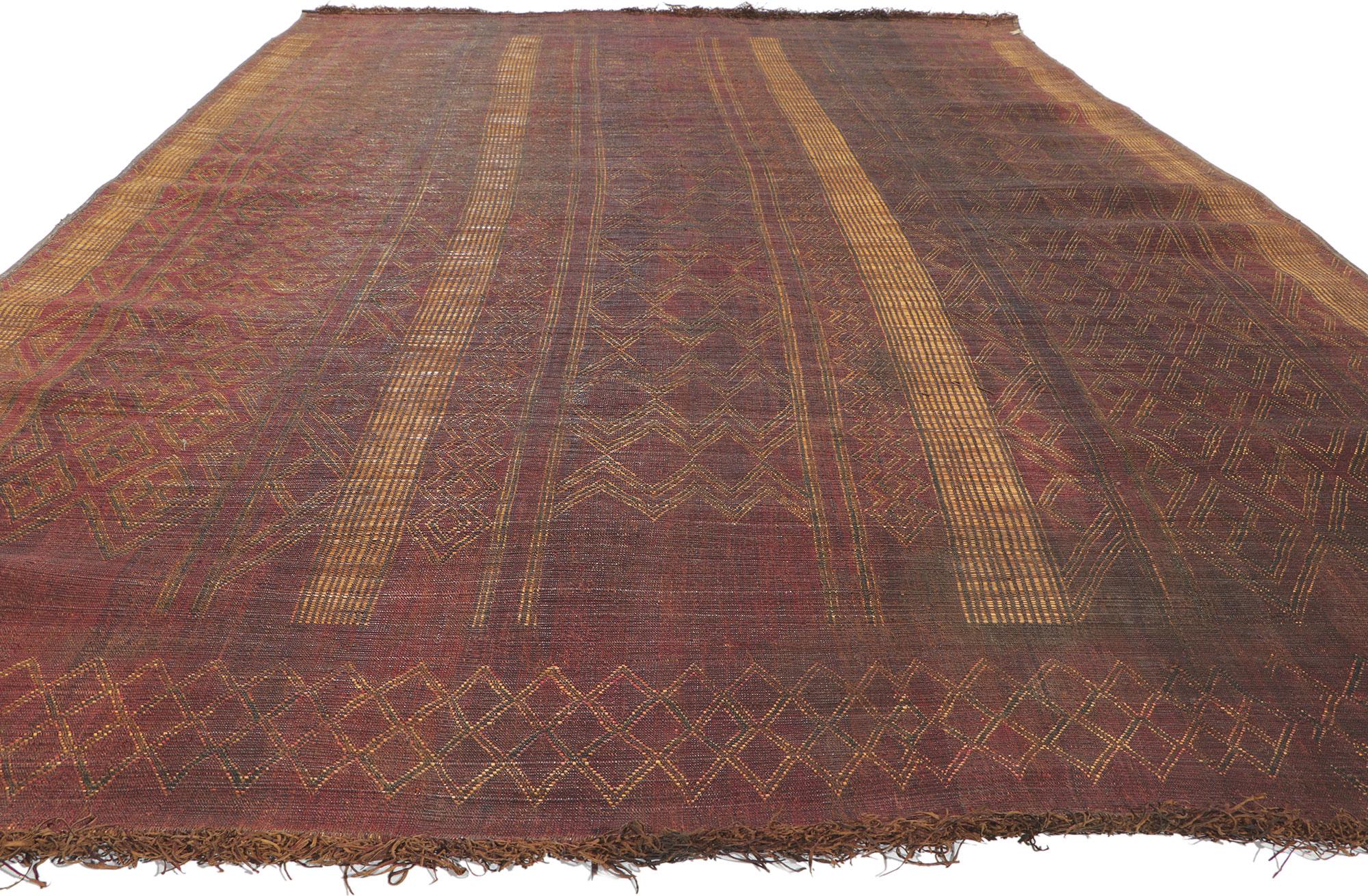 Modern Vintage African Tuareg Mat For Sale