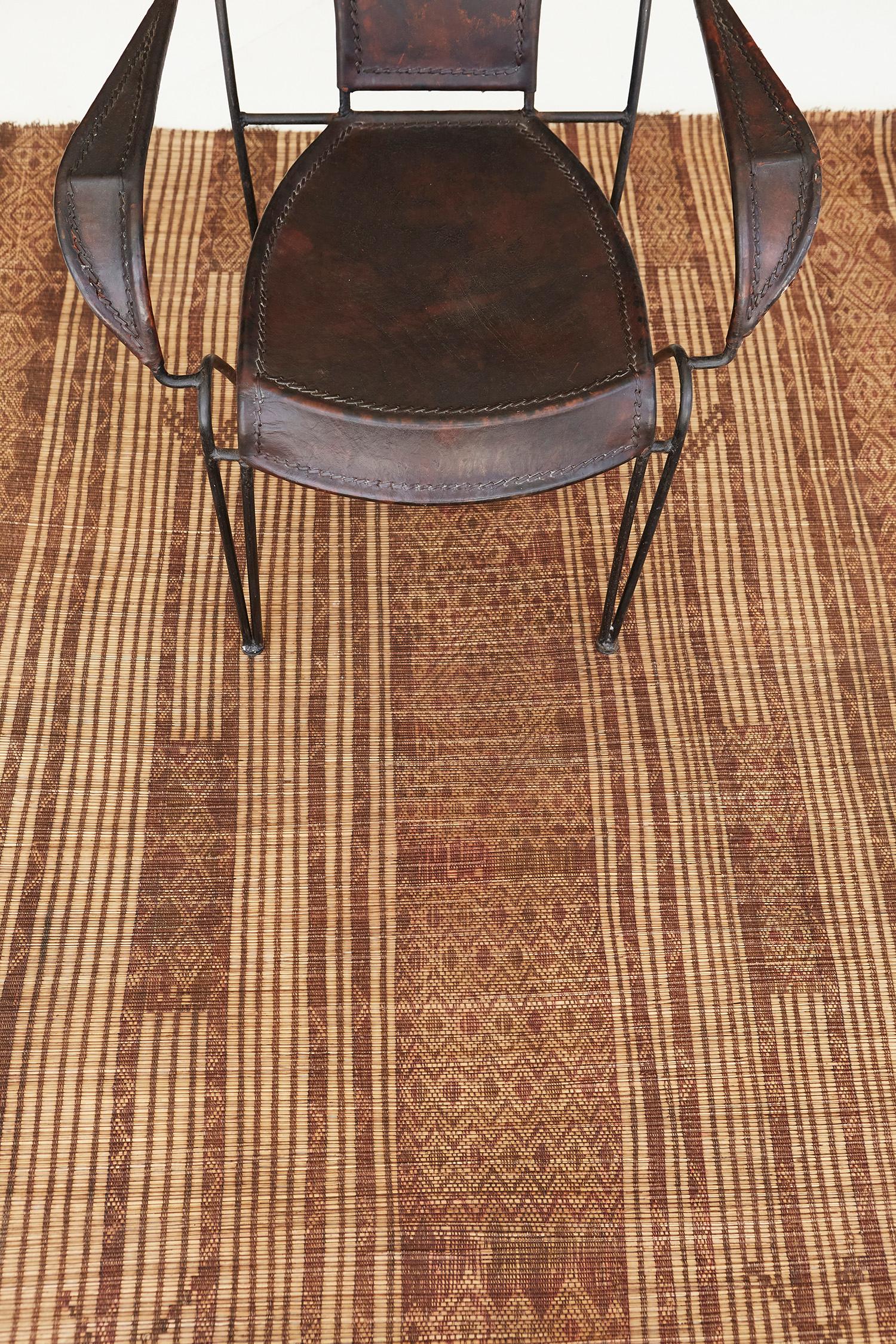 Hand-Knotted Vintage African Tuareg Mat For Sale