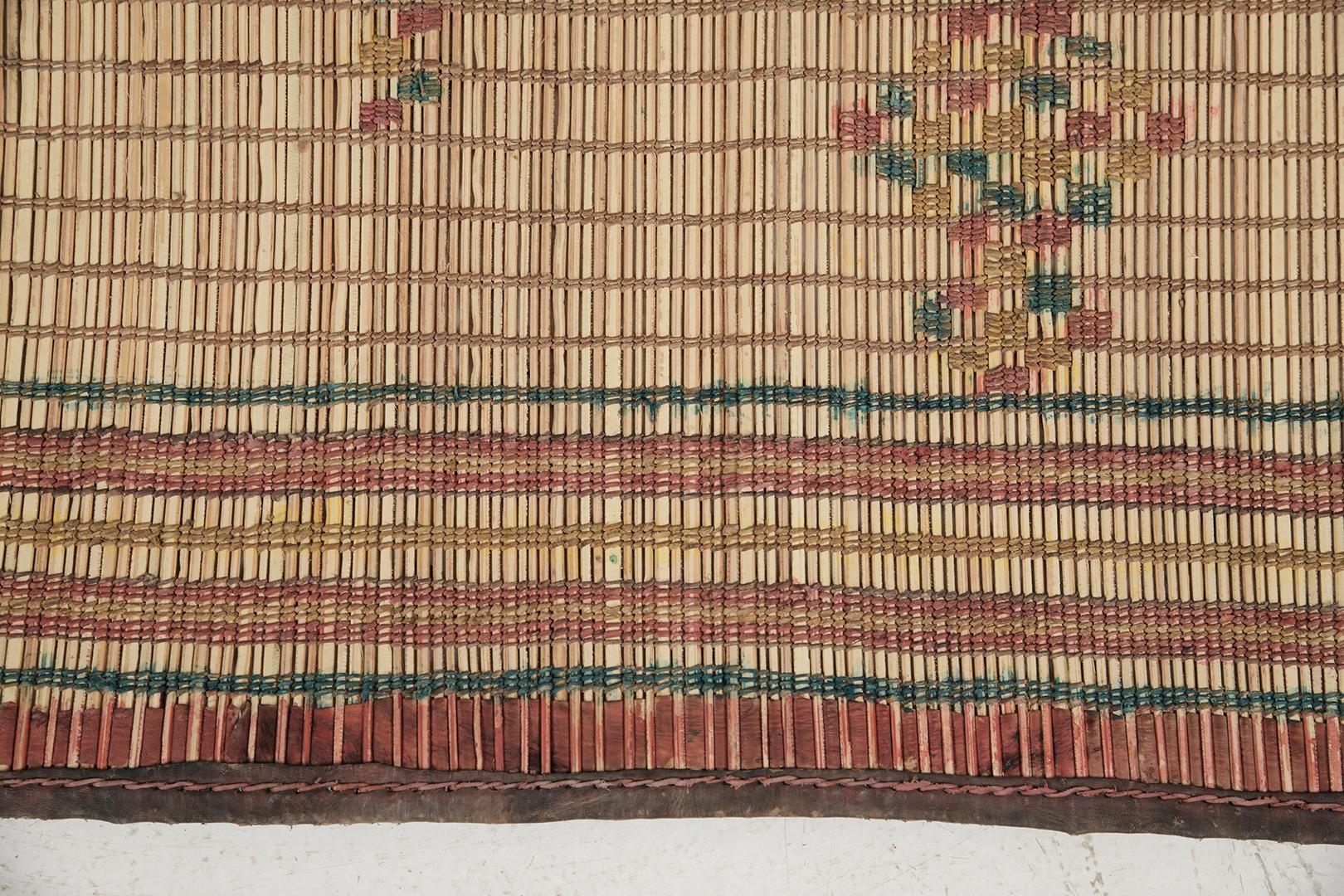 Mid-20th Century Vintage African Tuareg Mat For Sale