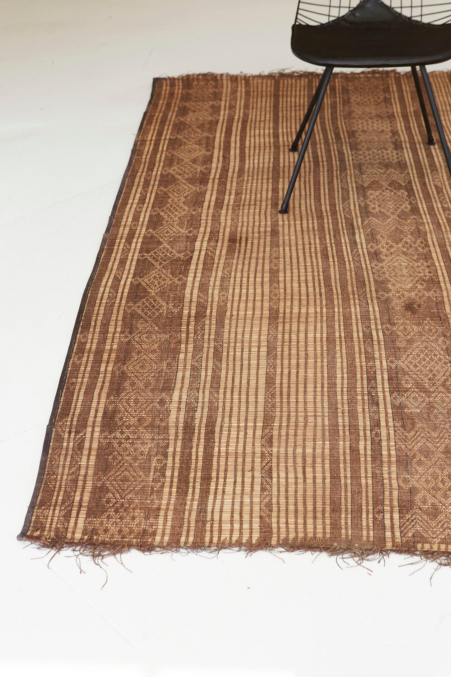 Vintage African Tuareg Mat In Good Condition In WEST HOLLYWOOD, CA