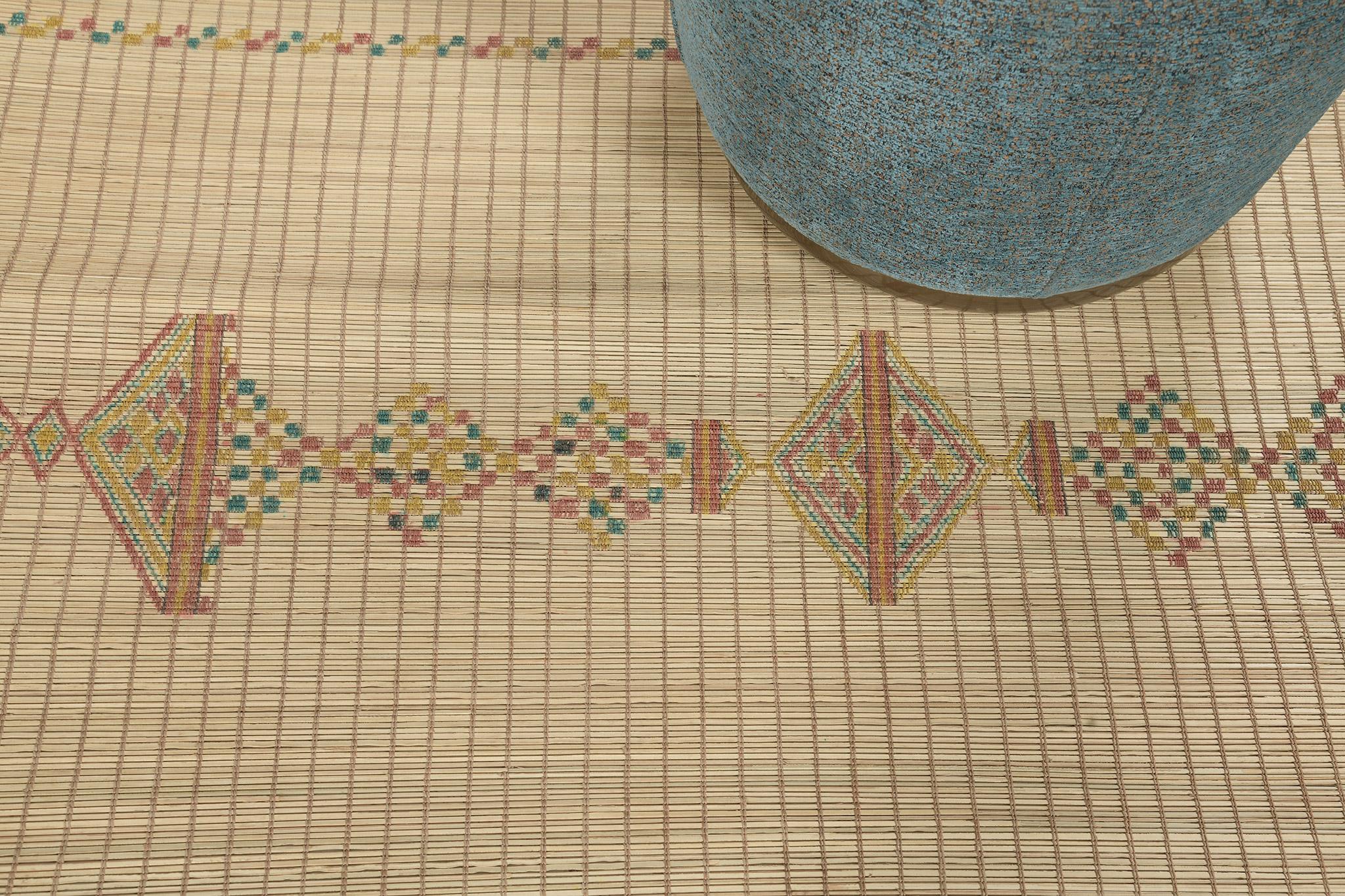 Afrikanischer Tuareg-Teppich, Vintage (Leder) im Angebot