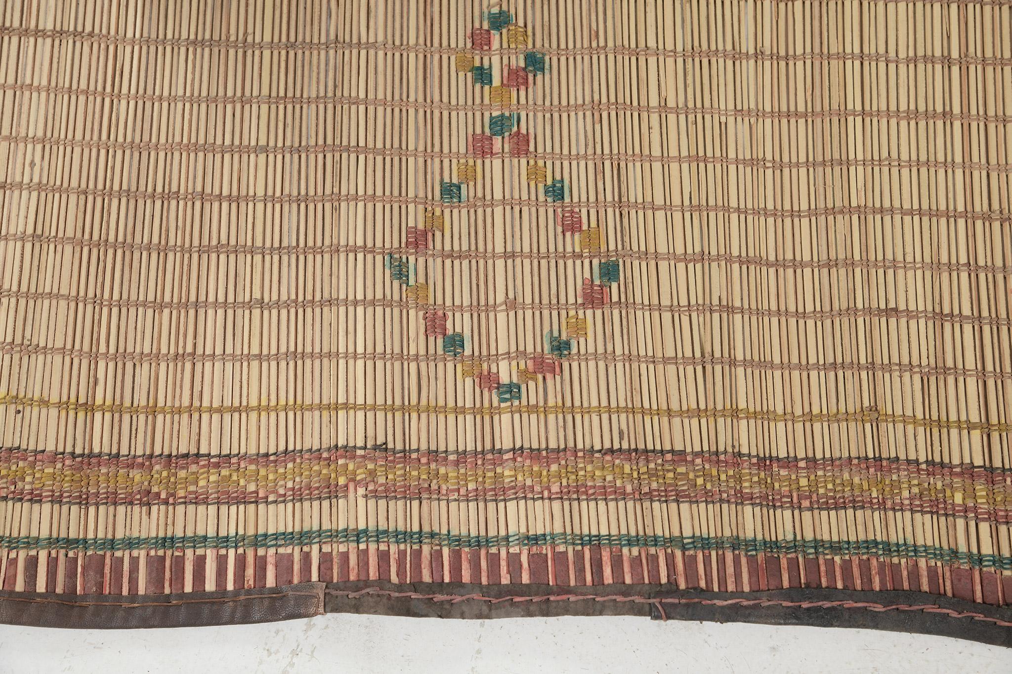 Afrikanischer Tuareg-Teppich, Vintage (Leder) im Angebot