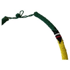 Afrikanische Urembo Perlen-Halskette Choker Kenya, Vintage