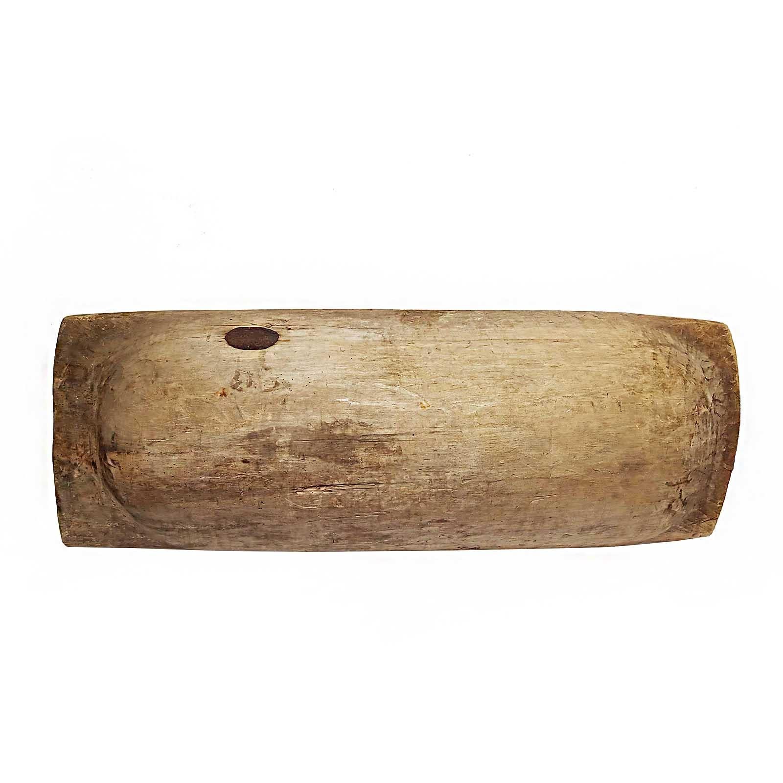 Vintage African Wood Trough, Early 20th Century For Sale 8