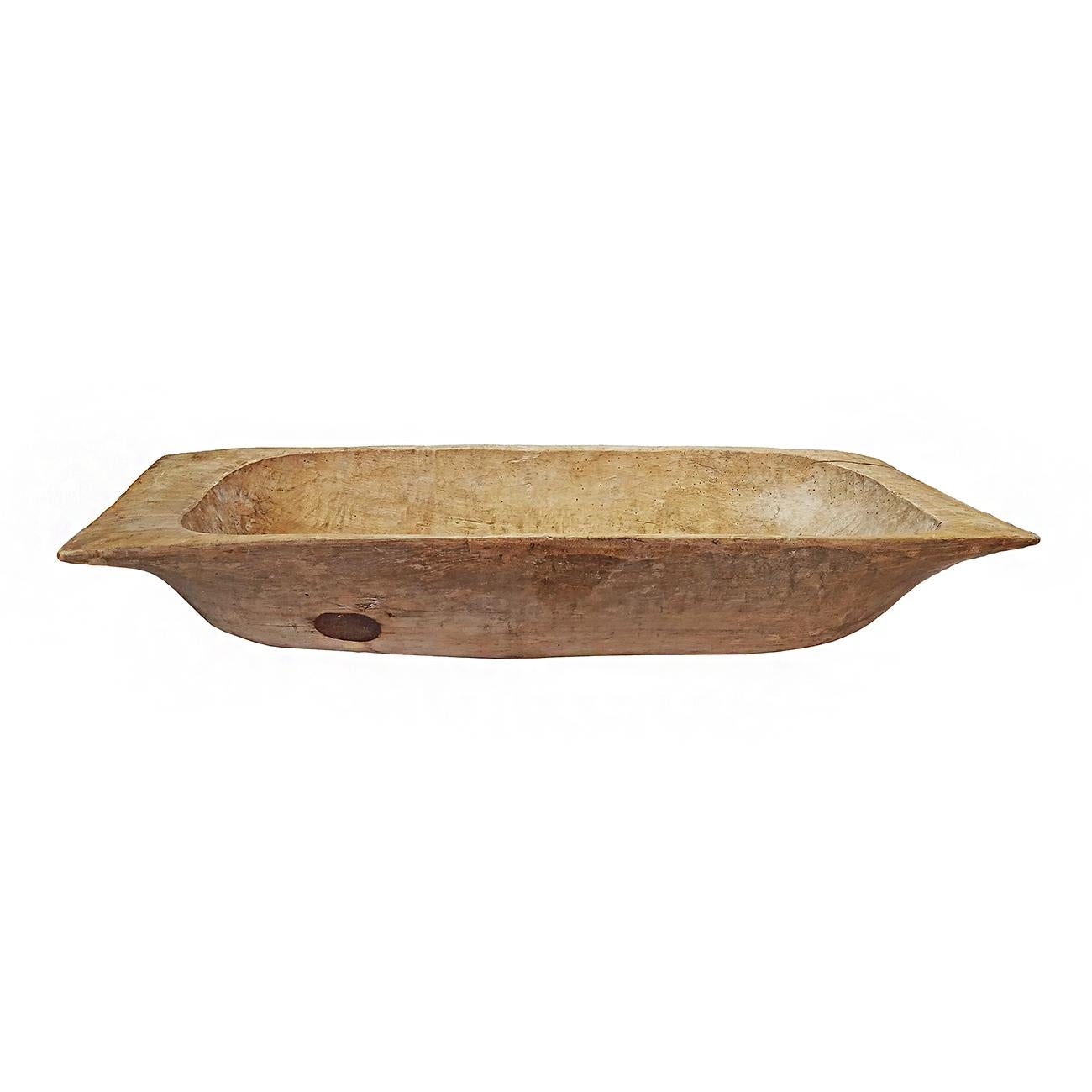 Tanzanian Vintage African Wood Trough, Early 20th Century For Sale