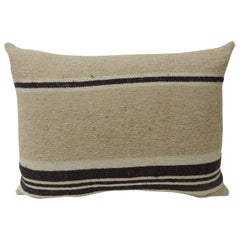 Vintage Pink And Natural African Woven Decorative Throw Pillows