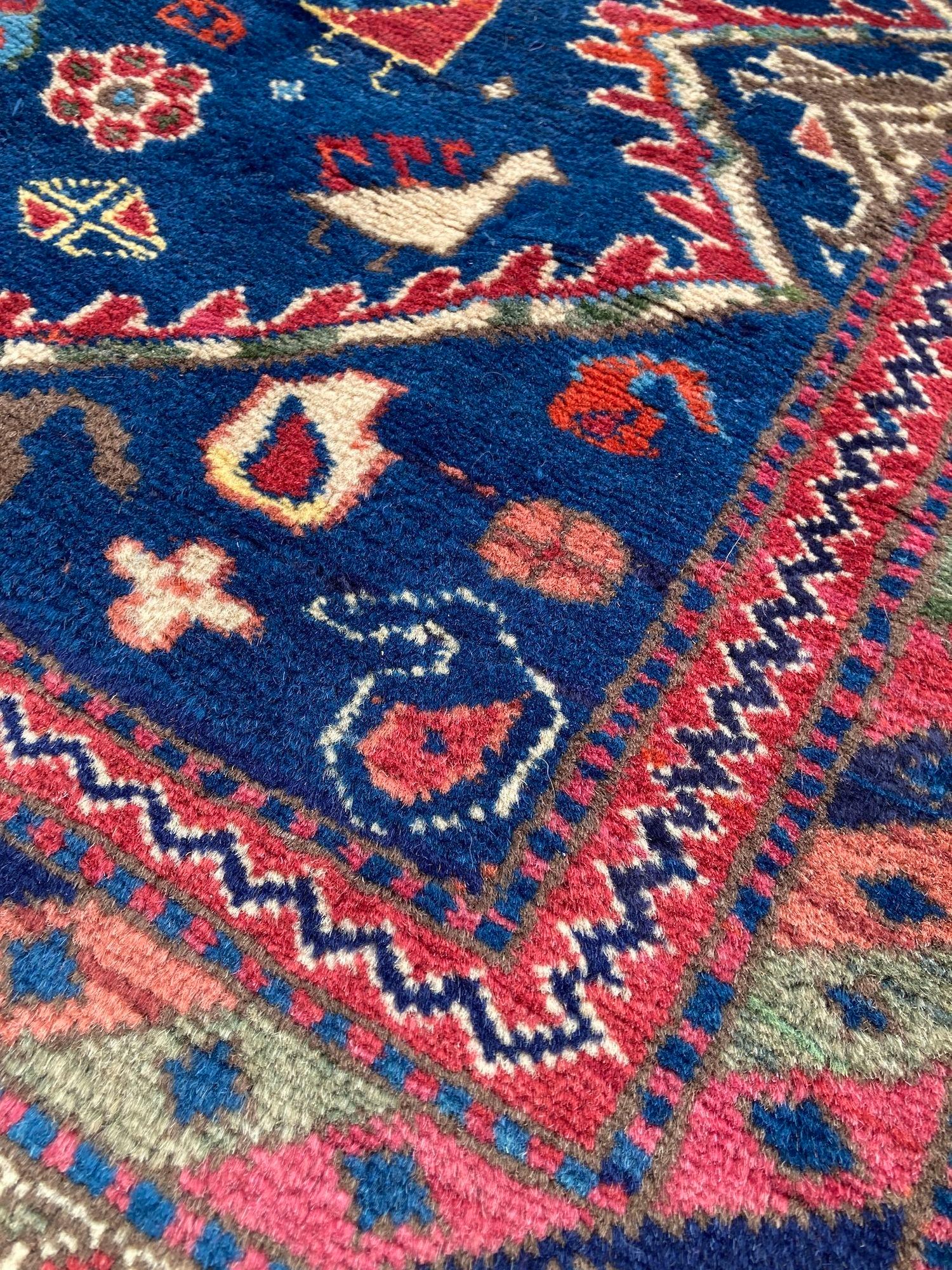 Afshar-Teppich im Vintage-Stil 2,92 m x 2,03 m im Angebot 5