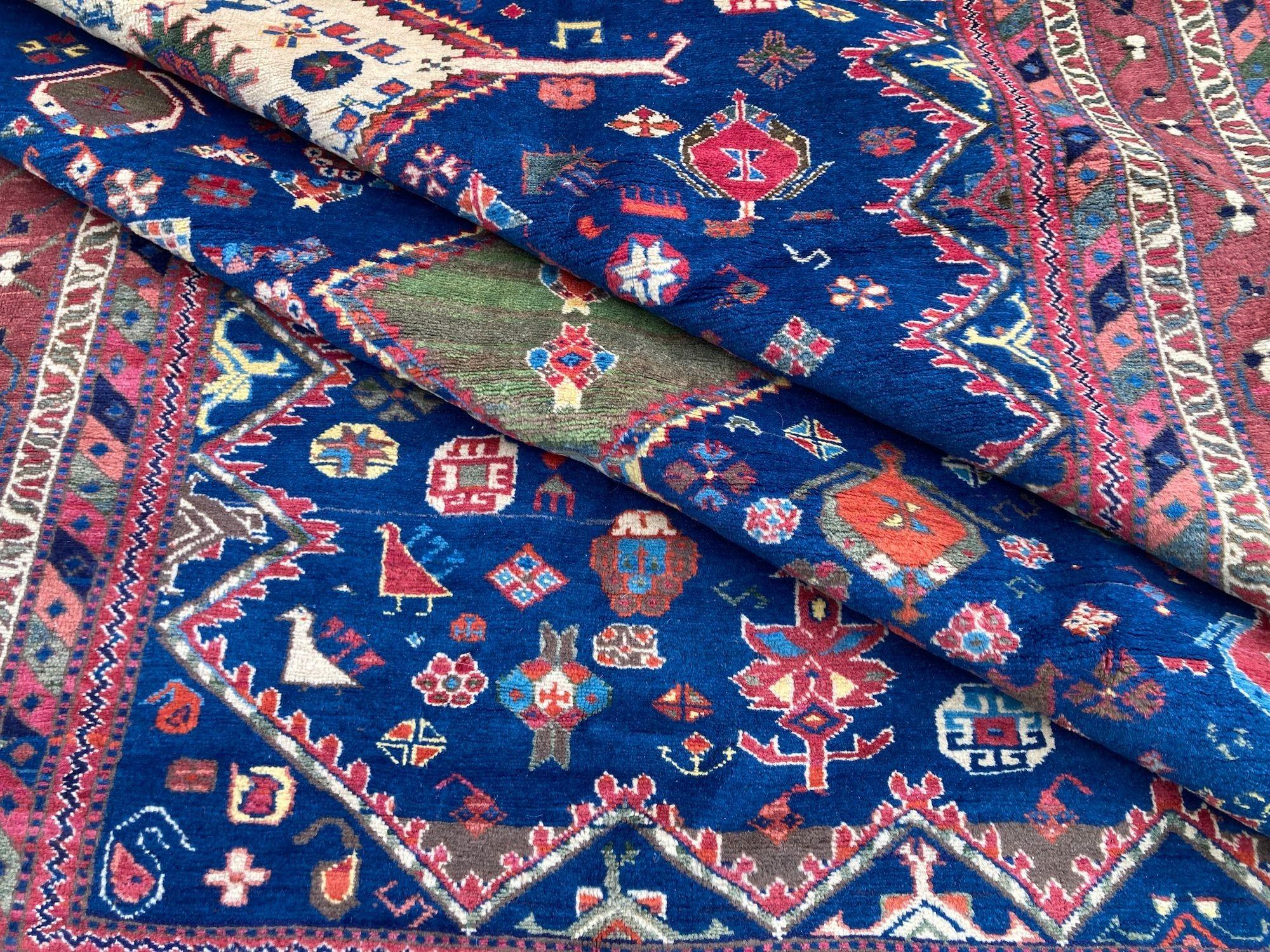 Tappeto Afshar vintage 2,92 m x 2,03 m in vendita 13