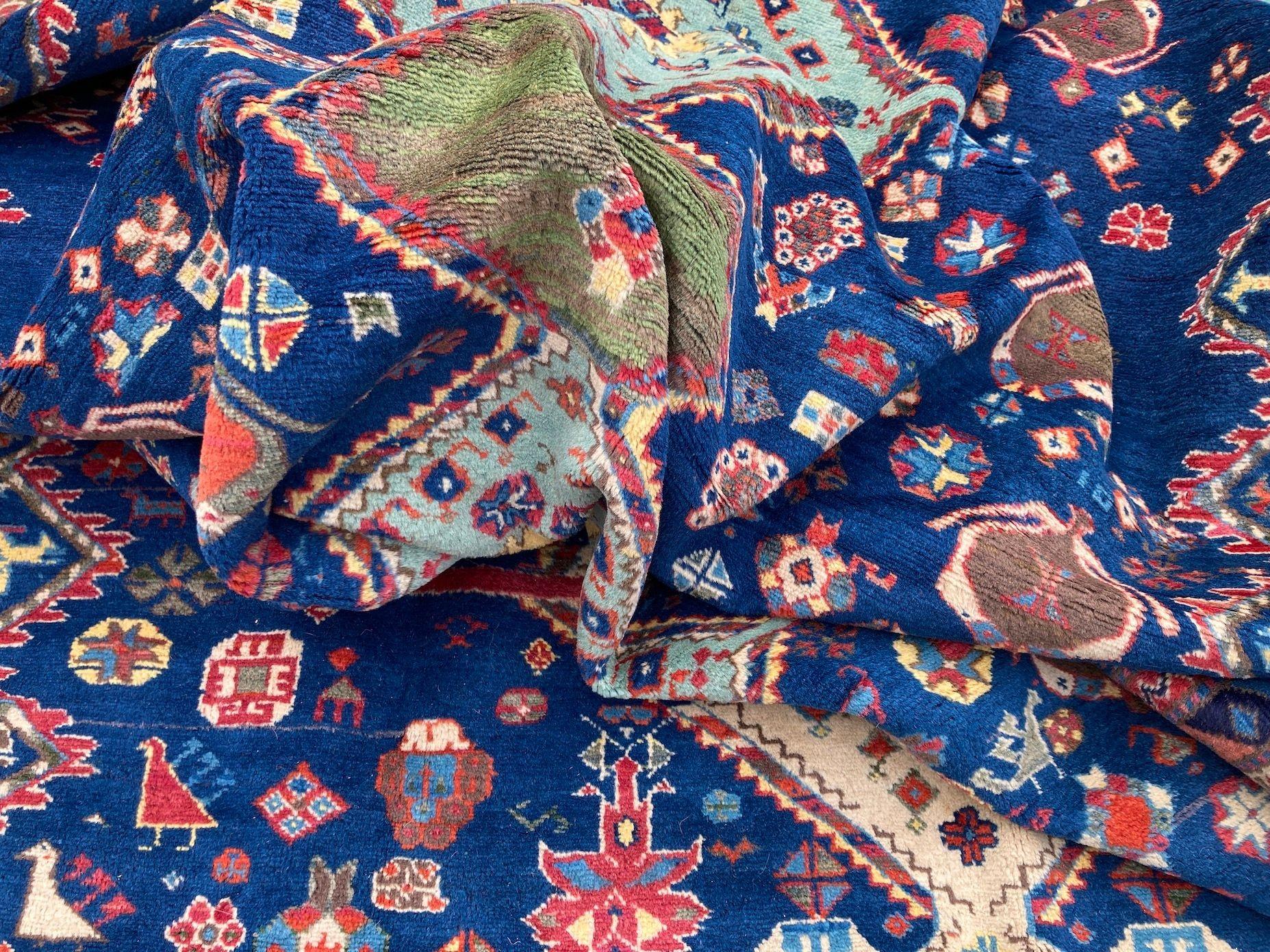 Tappeto Afshar vintage 2,92 m x 2,03 m in vendita 14