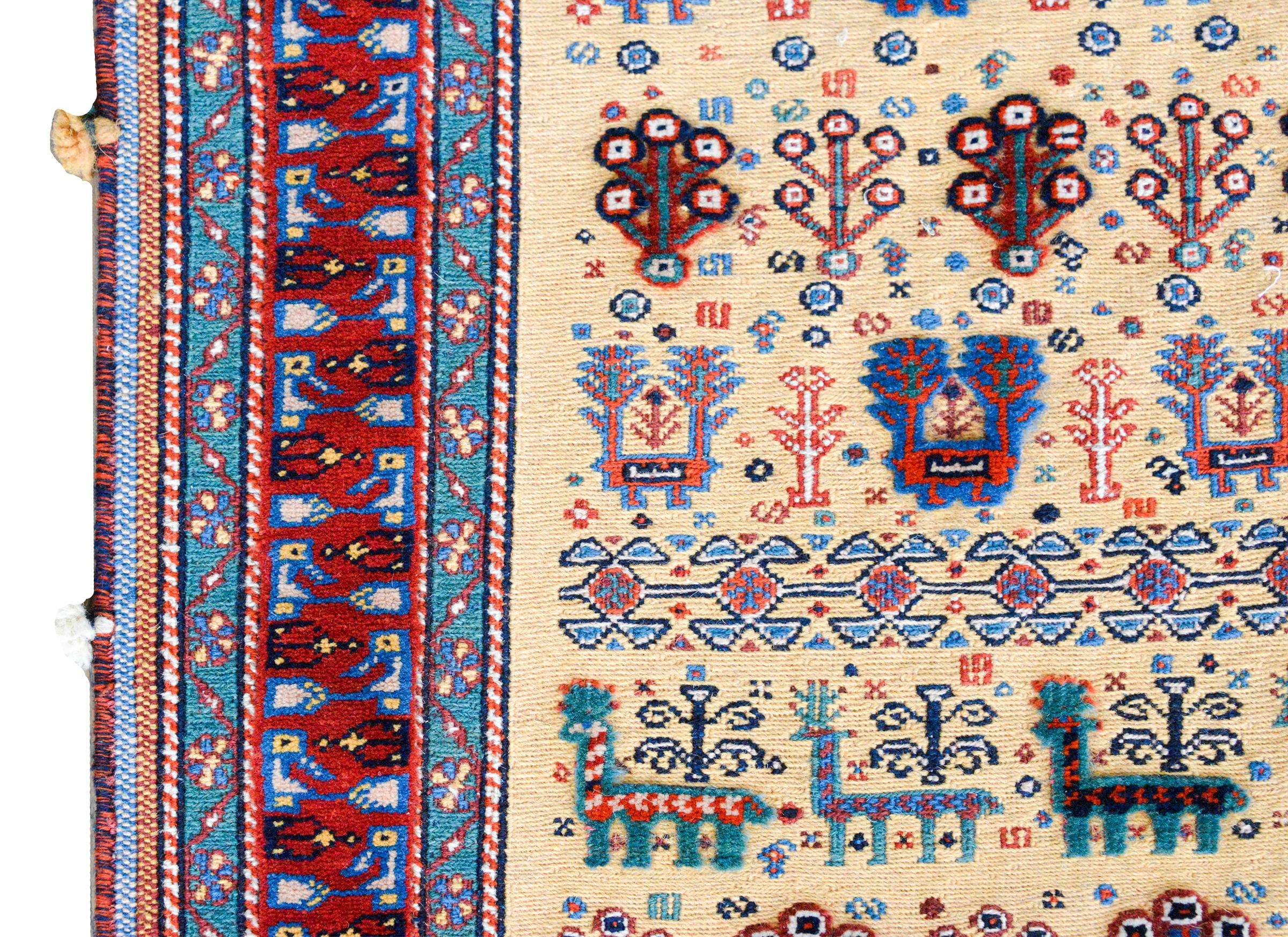 XX secolo Tappeto Afshar vintage in vendita