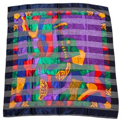 Kubistischer figuraler Vintage-Schal nach Pablo Picasso, 1980er Jahre