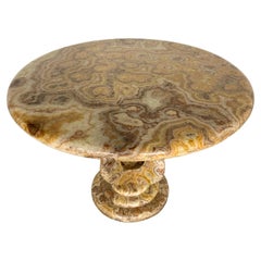 Table d'appoint vintage en agate