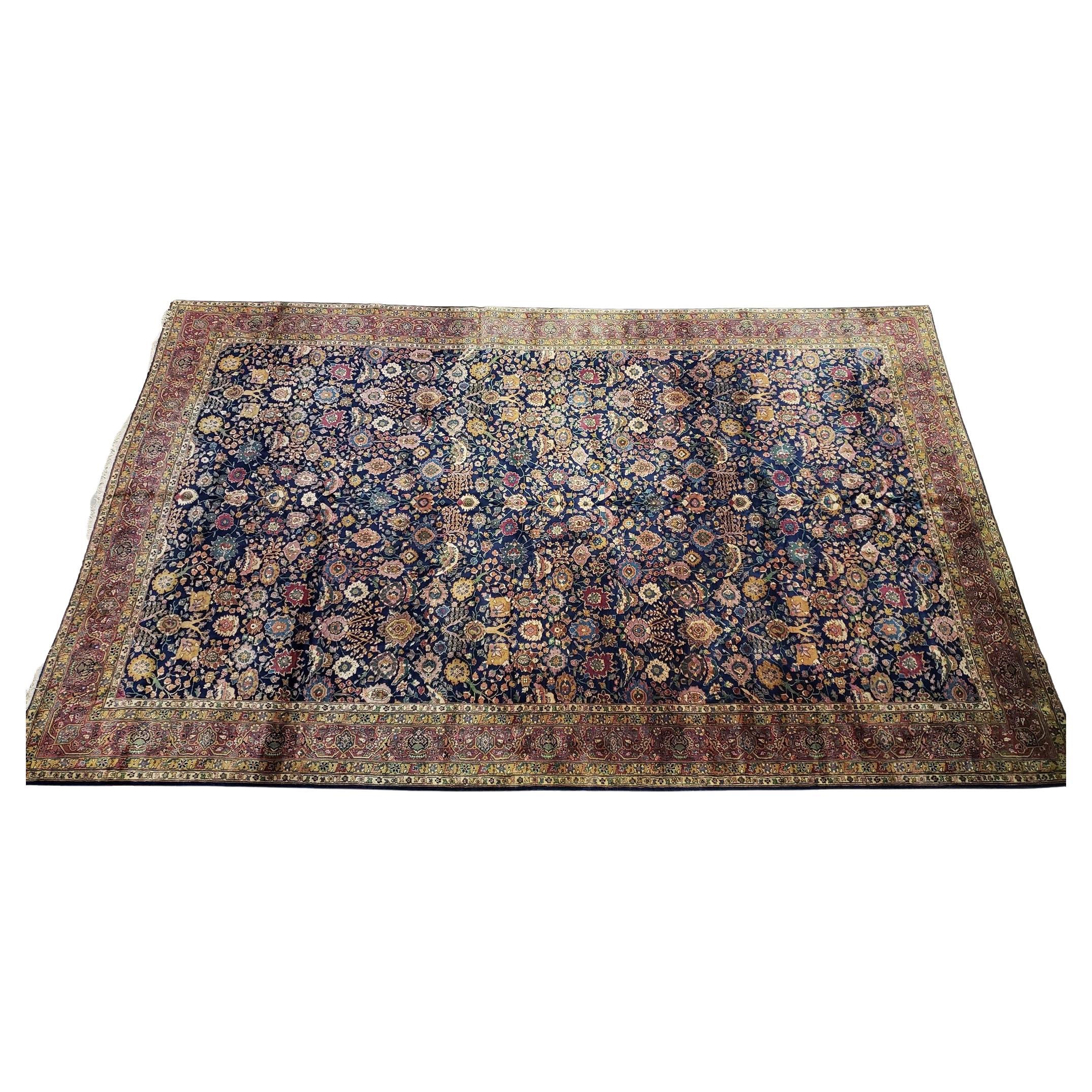 Agra-Teppich im Vintage-Stil - 17'-1" x 11'-2" im Angebot