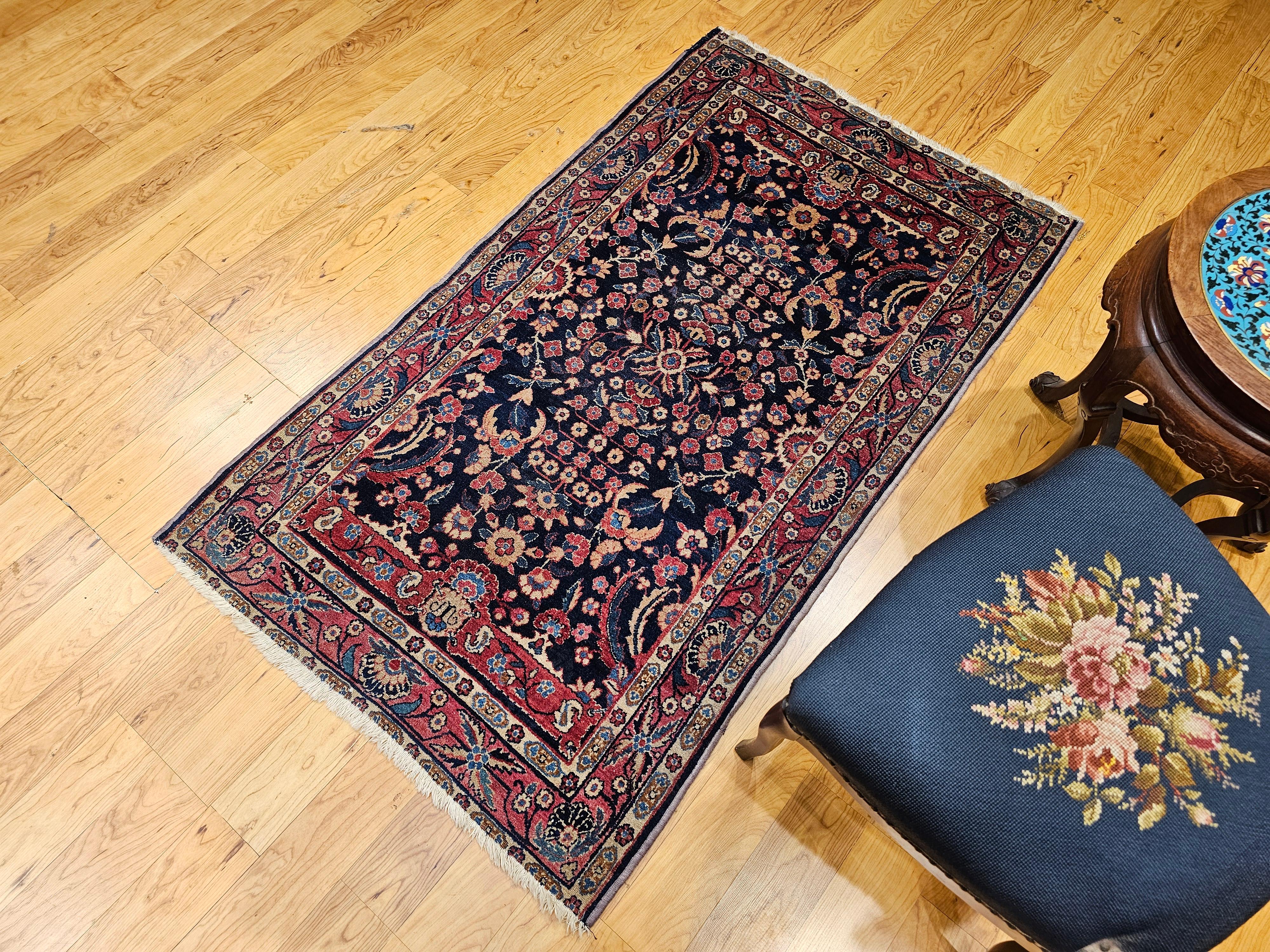 Tappeto Vintage Agra con motivo floreale alllover in vendita 5