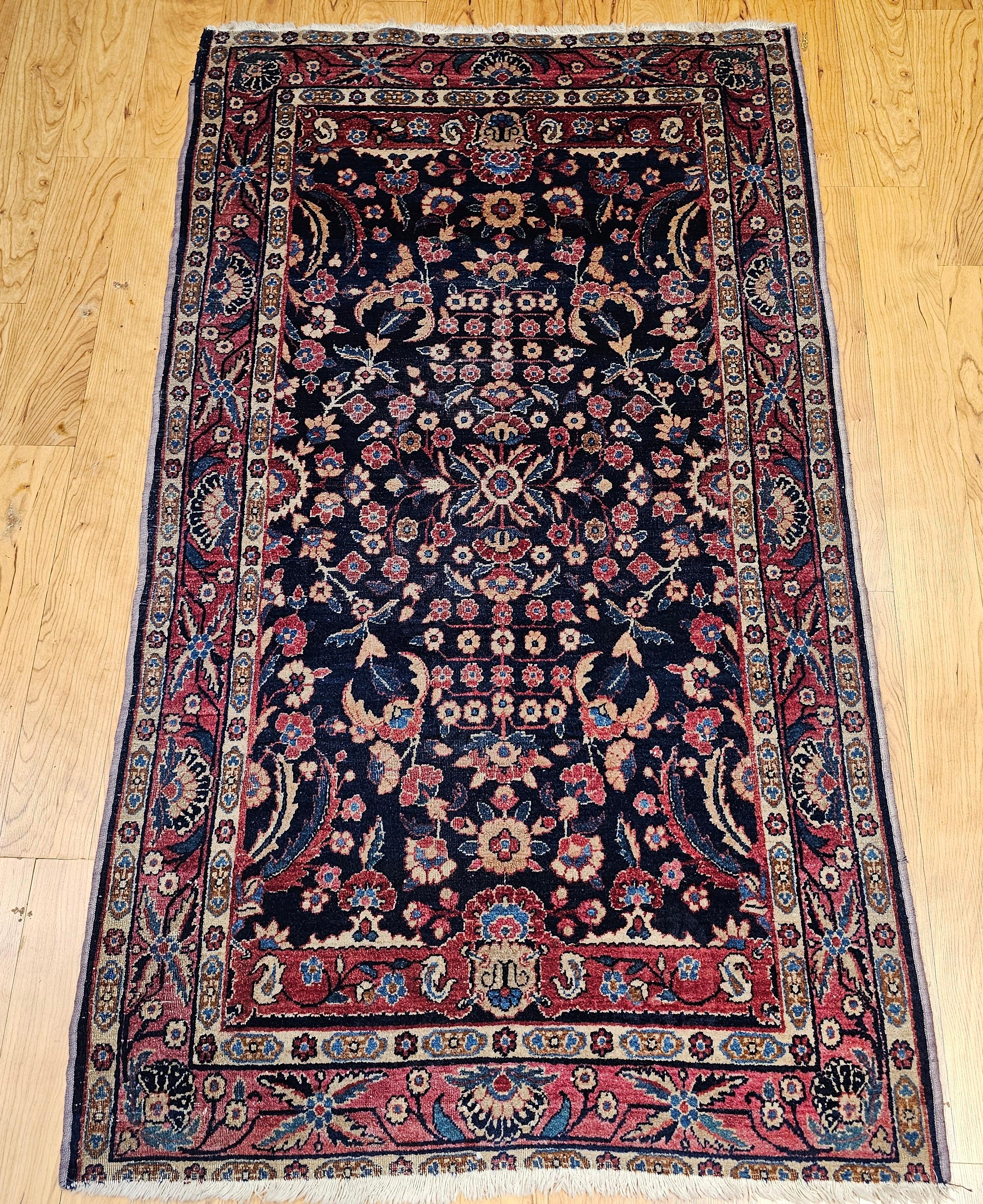 Tappeto Vintage Agra con motivo floreale alllover in vendita 10