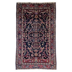 Alfombra vintage Agra con motivos florales allover