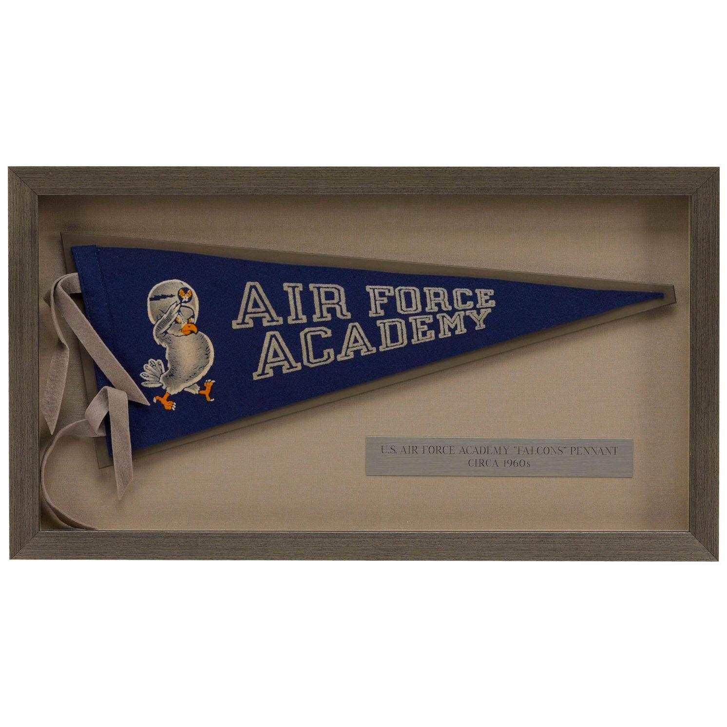 Air Force Academy Colorado Felt Vintage Pennant, circa 1960s
