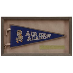 Vintage Air Force Academy Falcons Felt Pennant, circa 1950s