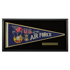 Vintage Air Force Academy Falcons Pennant, ca. 1950er Jahre