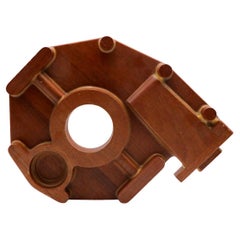 Moule pour Part One d'avion vintage / Sculpture abstraite en bois
