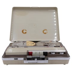 Vintage Aiwa Portable Reel to Reel Transitor Recorder/ Player Solid State, Case