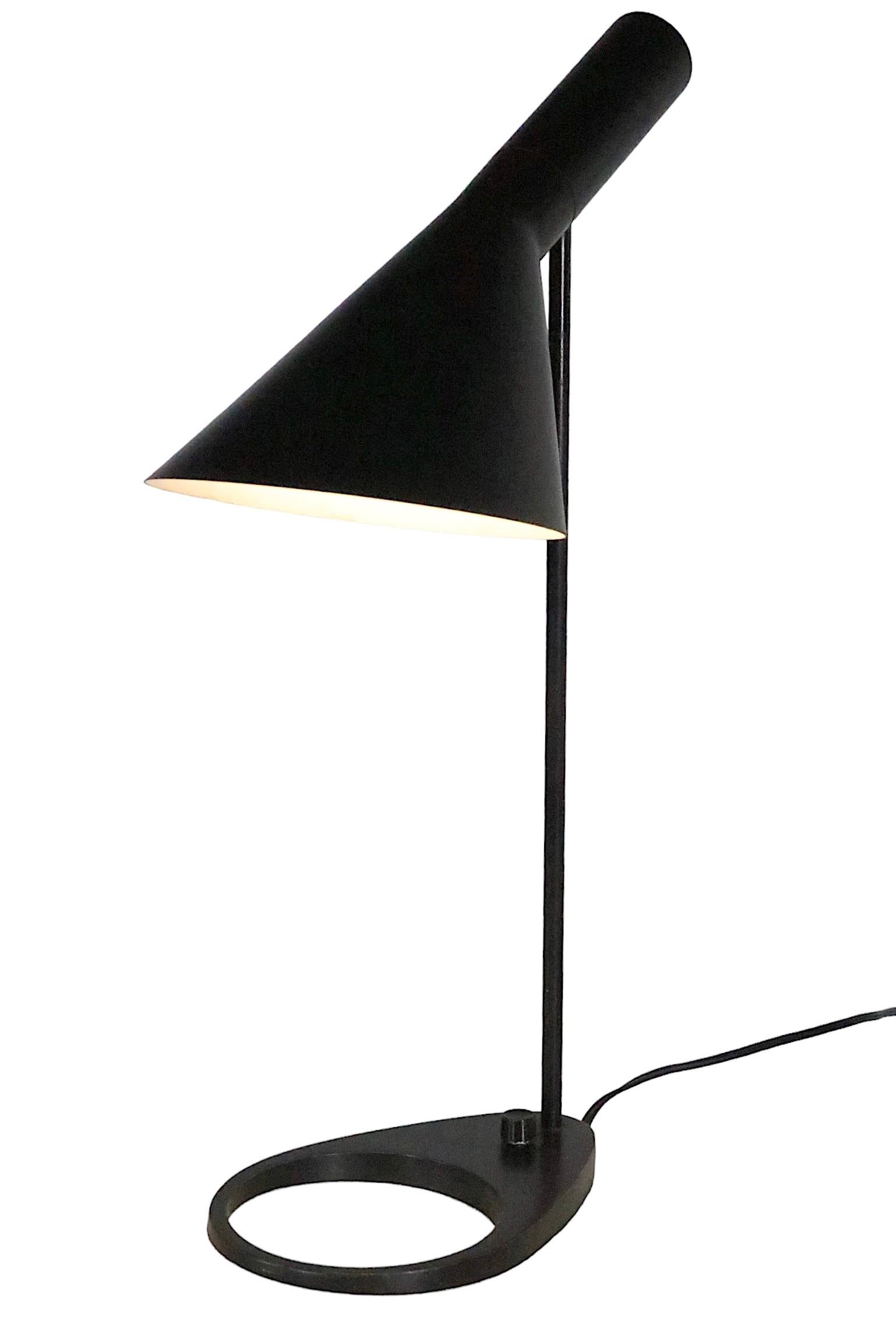 Vintage AJ  Lampe de bureau de Jacobsen pour Poulsen des années 1960/1970 en vente 9