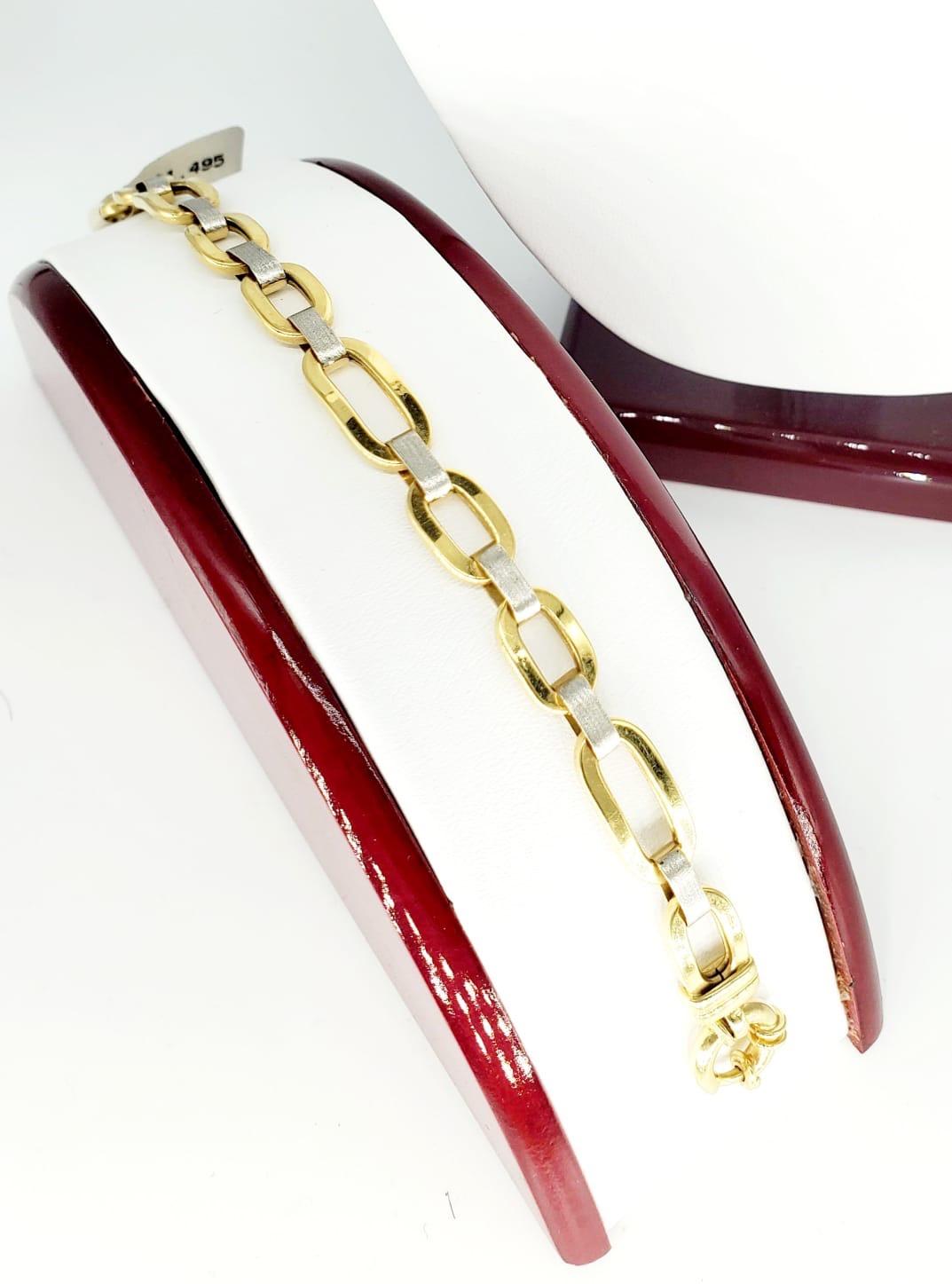 A.K. Designer-Halskette und Armband aus 18 Karat Gold mit mattiertem Rolo Choker, Set im Zustand „Hervorragend“ im Angebot in Miami, FL