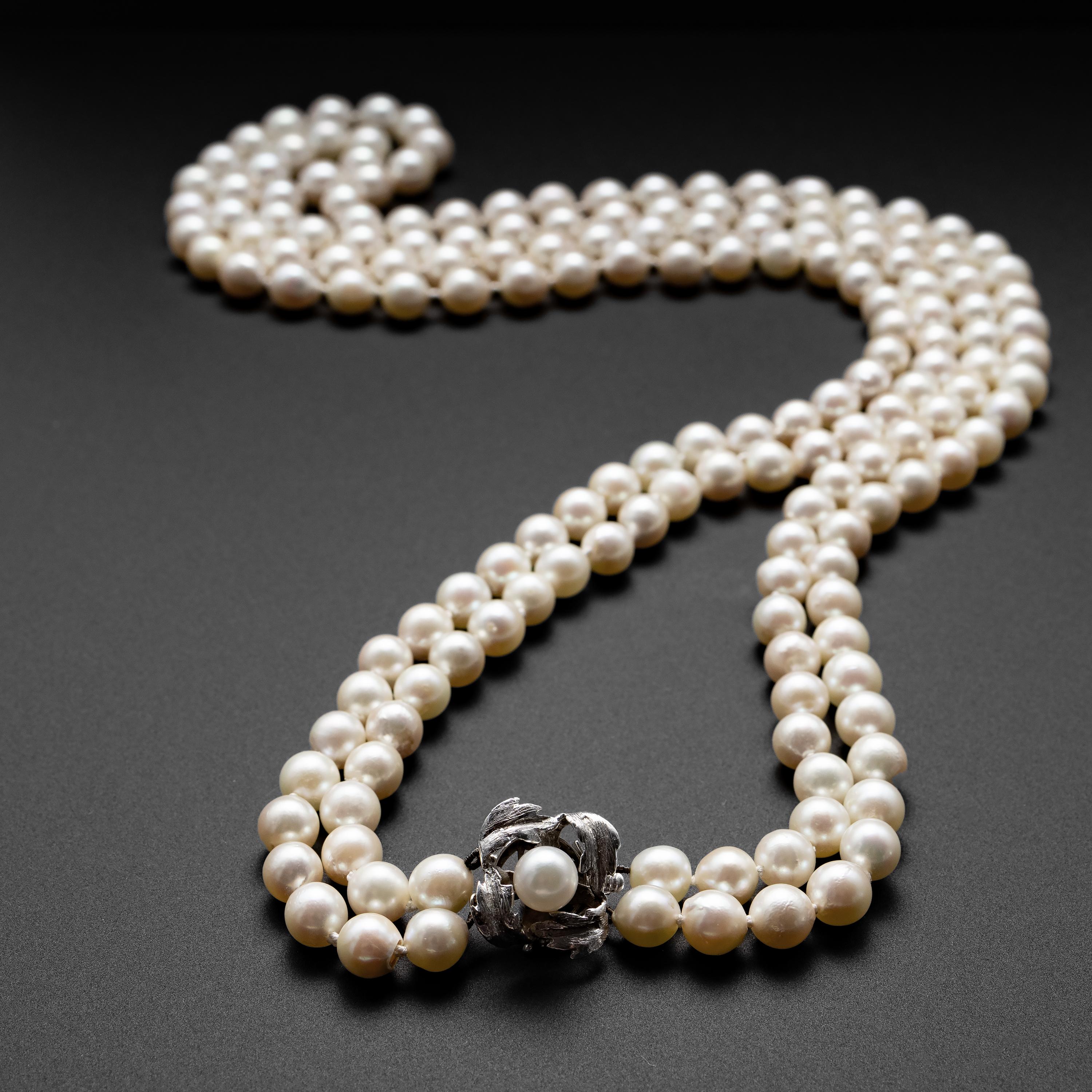 akoya pearl necklace vintage