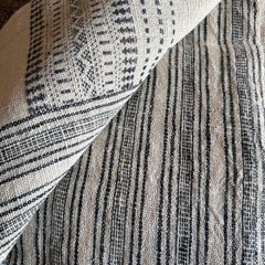 Vintage Akriti Crema Manta de lana