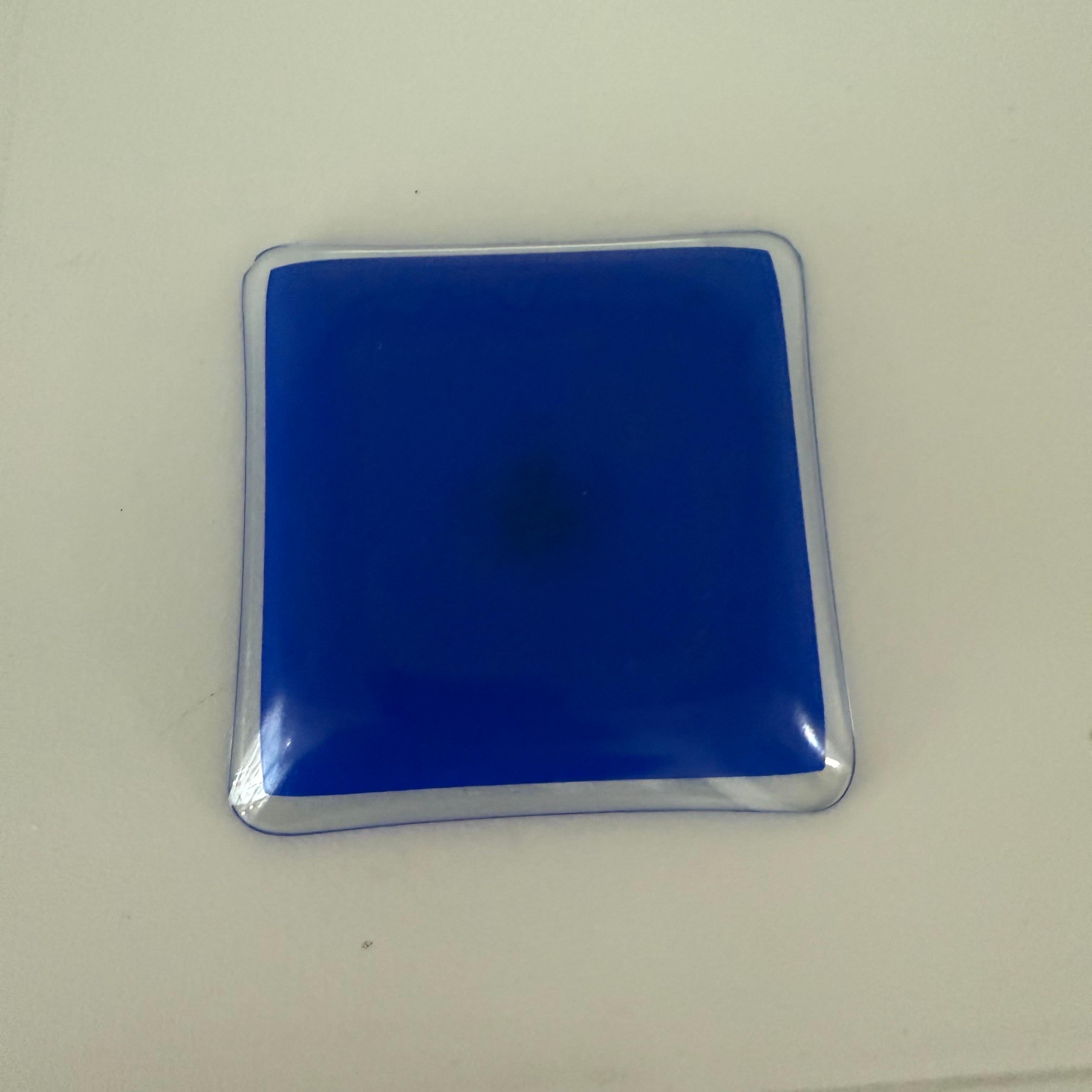 Français Cendrier Vintage Al' Ecu De France London Sw1 bleu cobalt en vente
