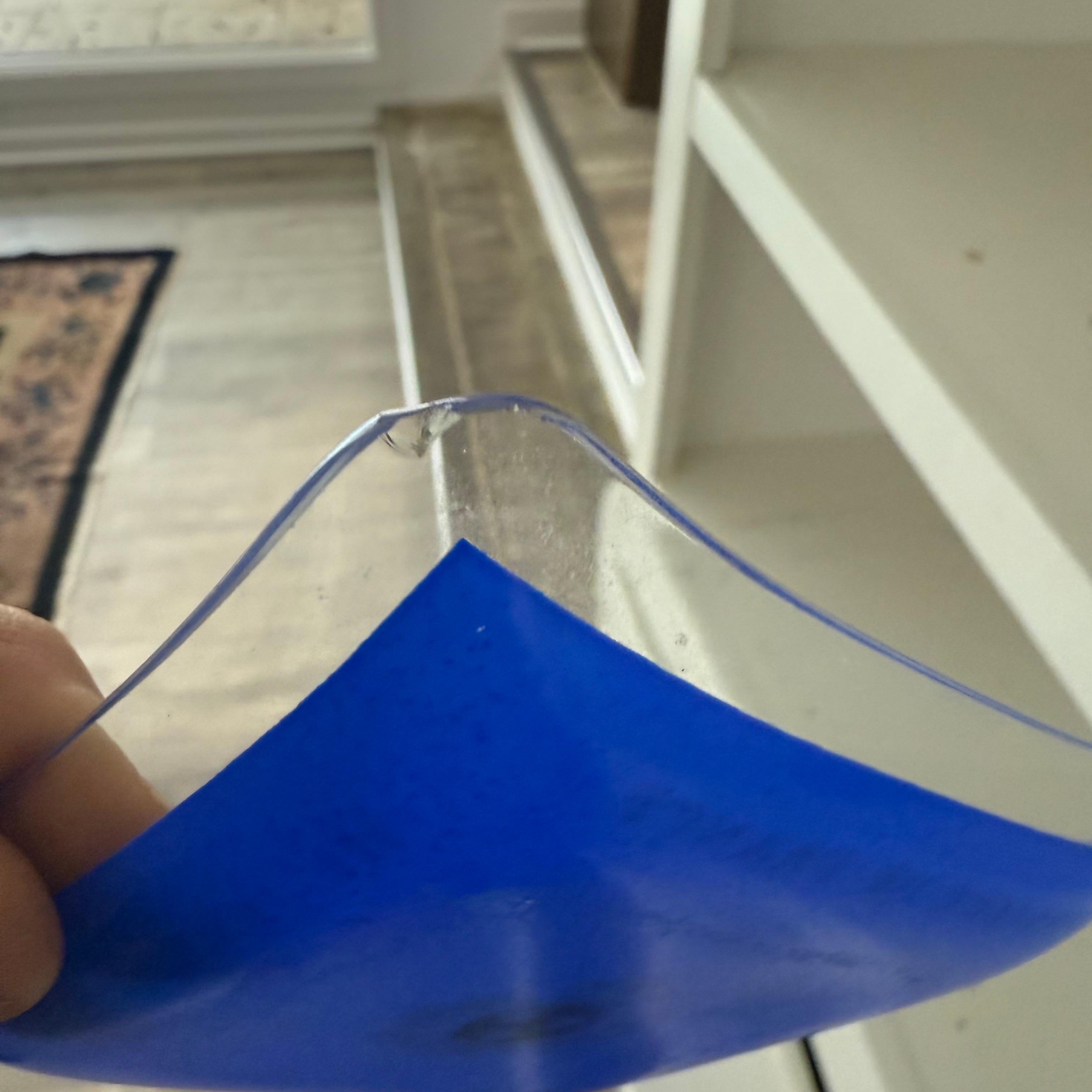 Cendrier Vintage Al' Ecu De France London Sw1 bleu cobalt en vente 1