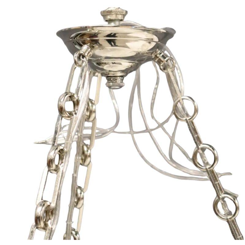 Lampadario a forma di piatto profondo in alabastro vintage In condizioni buone in vendita a Locust Valley, NY