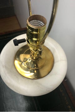 Vintage Alabaster Urn Lamp