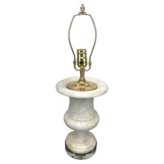 Vintage Alabaster Urn Lamp