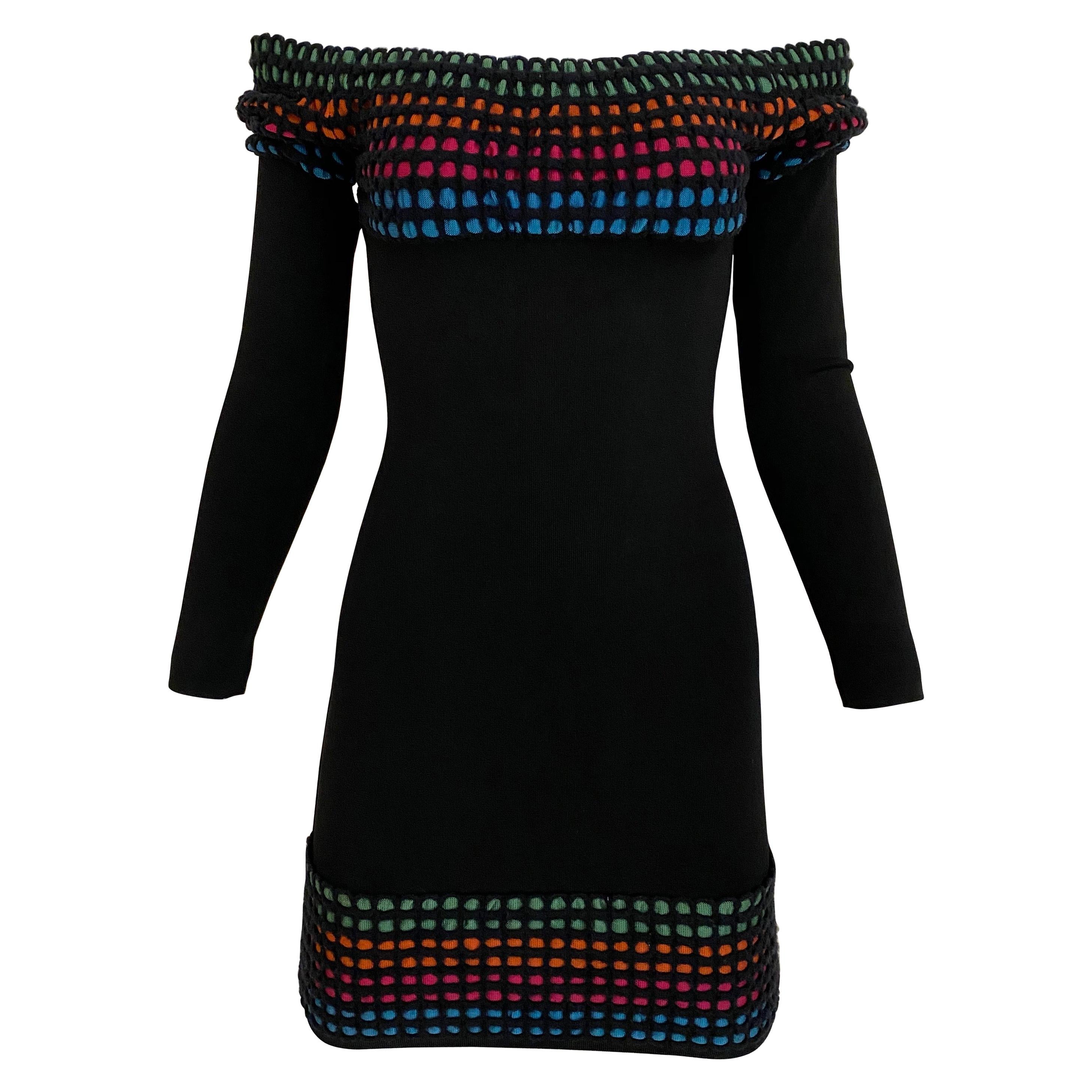 Alaia Vintage Knit Dress at 1stDibs