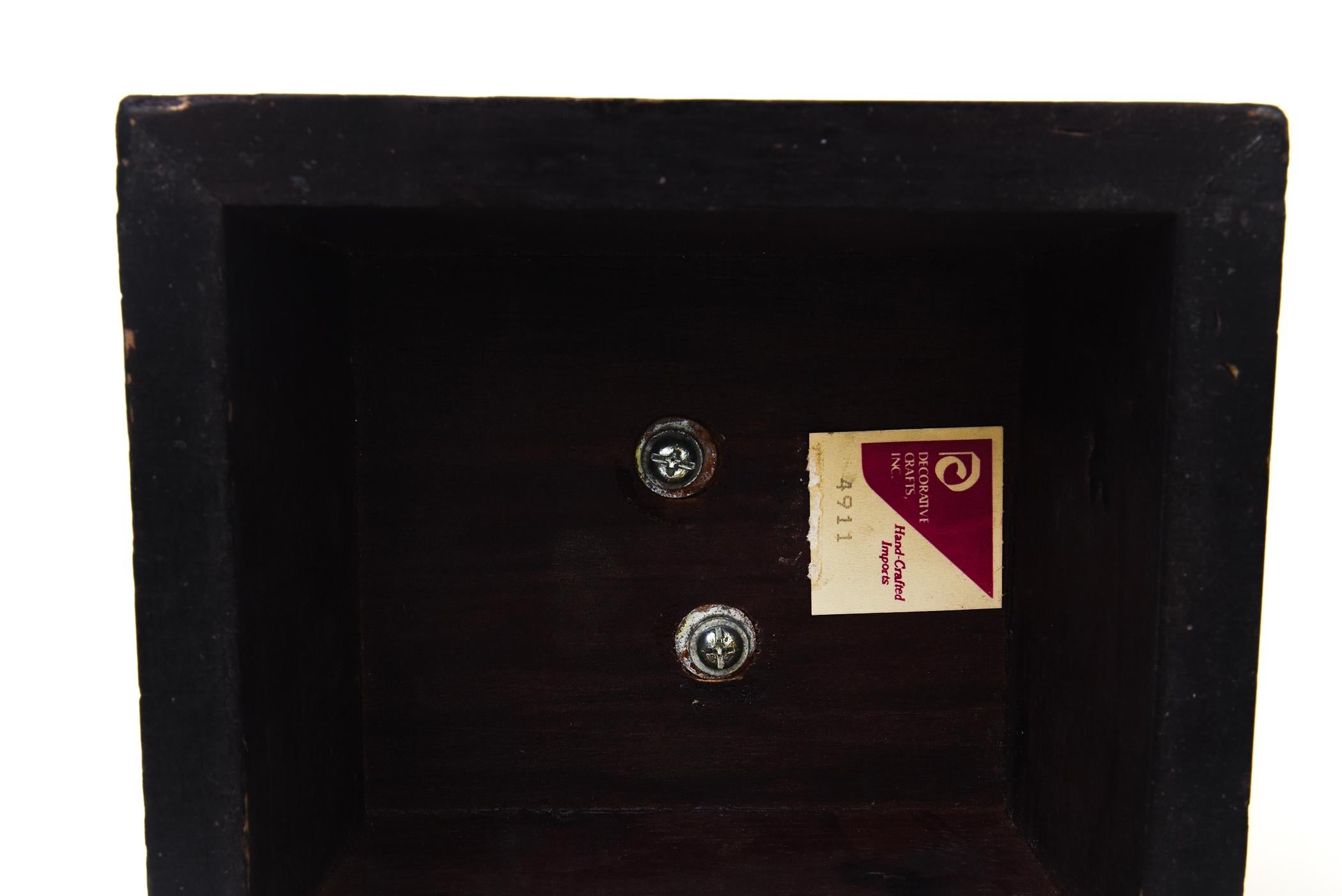 Vintage Alain Chervet Scultura astratta modernista in ottone, base in Wood nero Francese in vendita 7