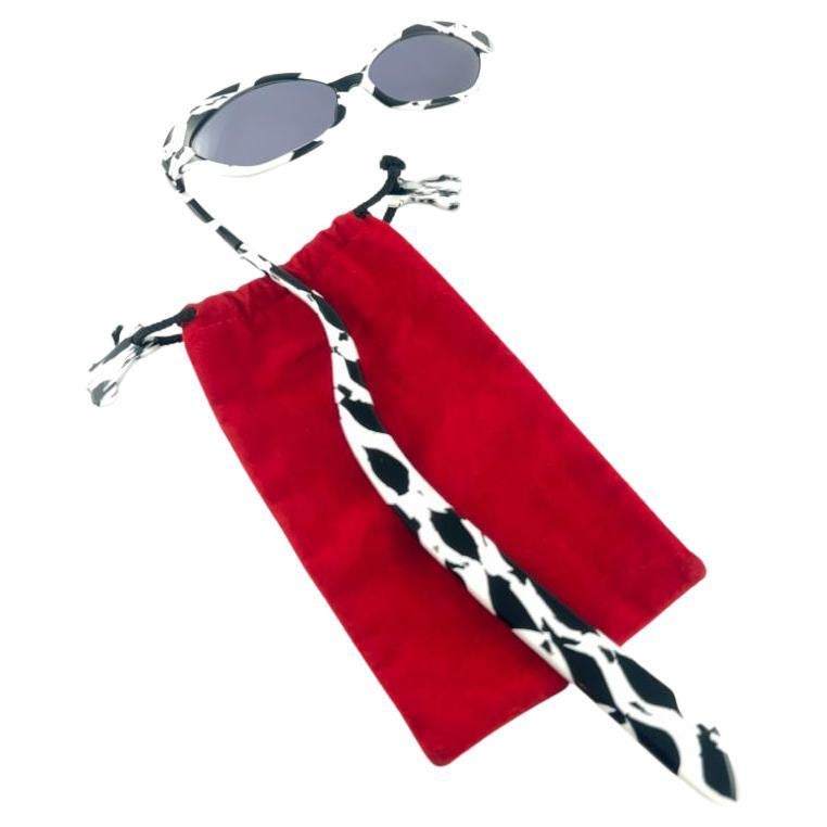 Vintage Alain Mikli Lorgnette 101 Dalmatians Numbered Edition Sunglasses 2009 For Sale